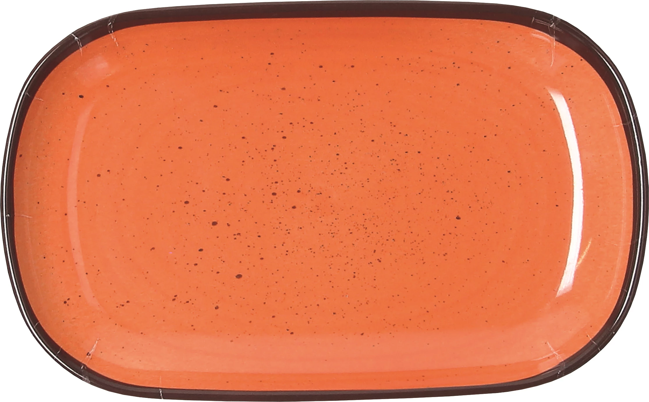 Tognana Show fad, oval, orange, 18,2 x 11,2 cm