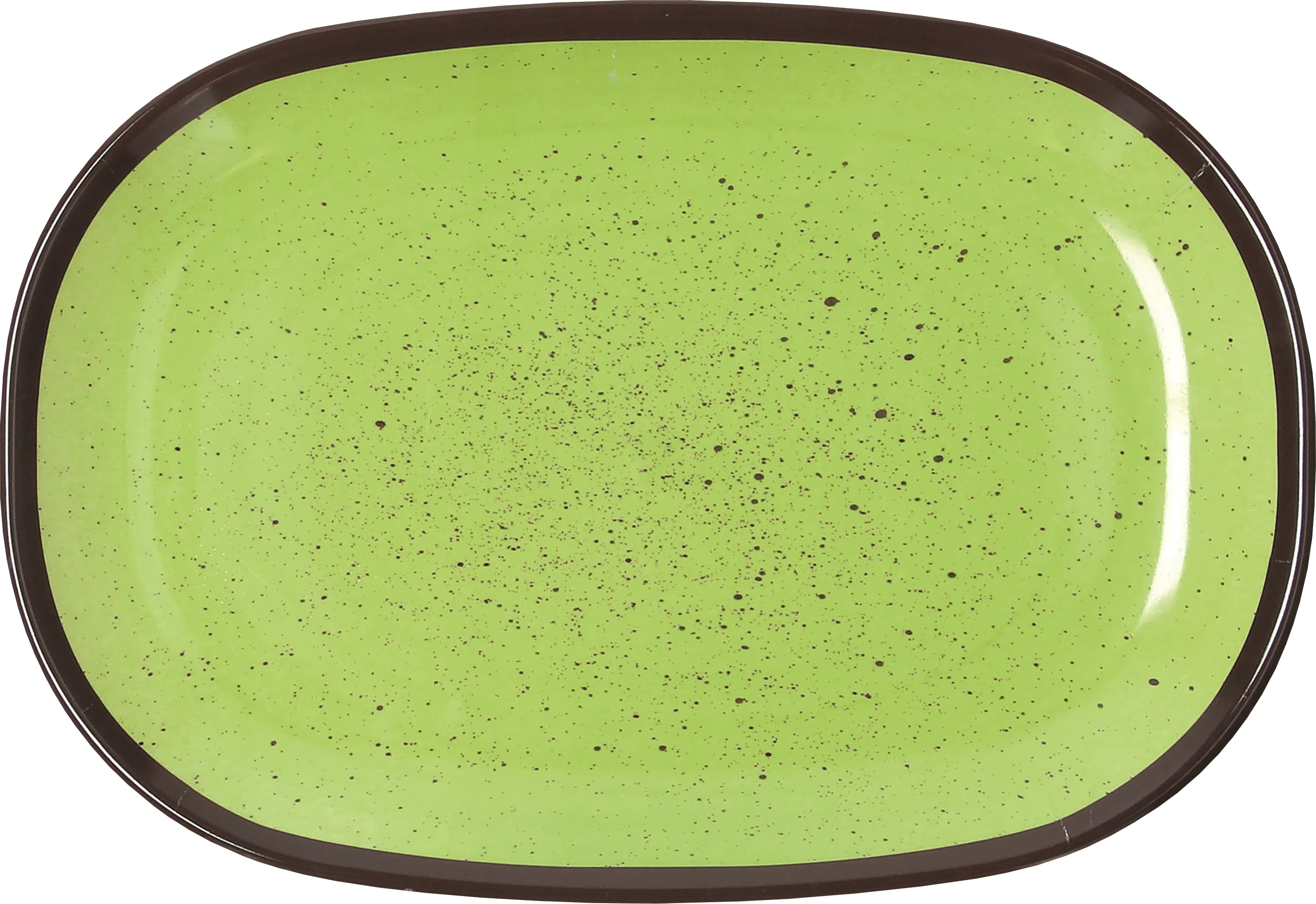 Tognana Show fad, oval, grøn, 23,7 x 16 cm