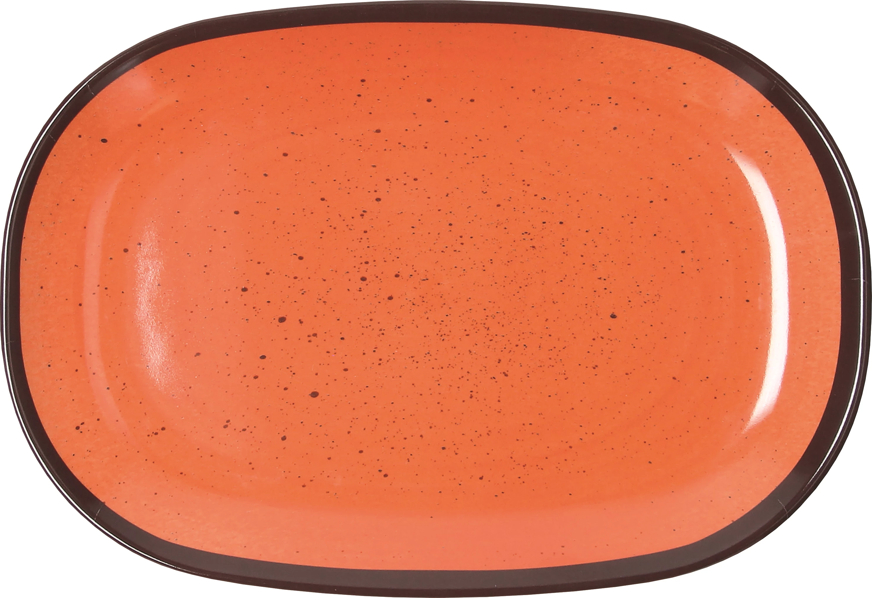 Tognana Show fad, oval, orange, 23,7 x 16 cm