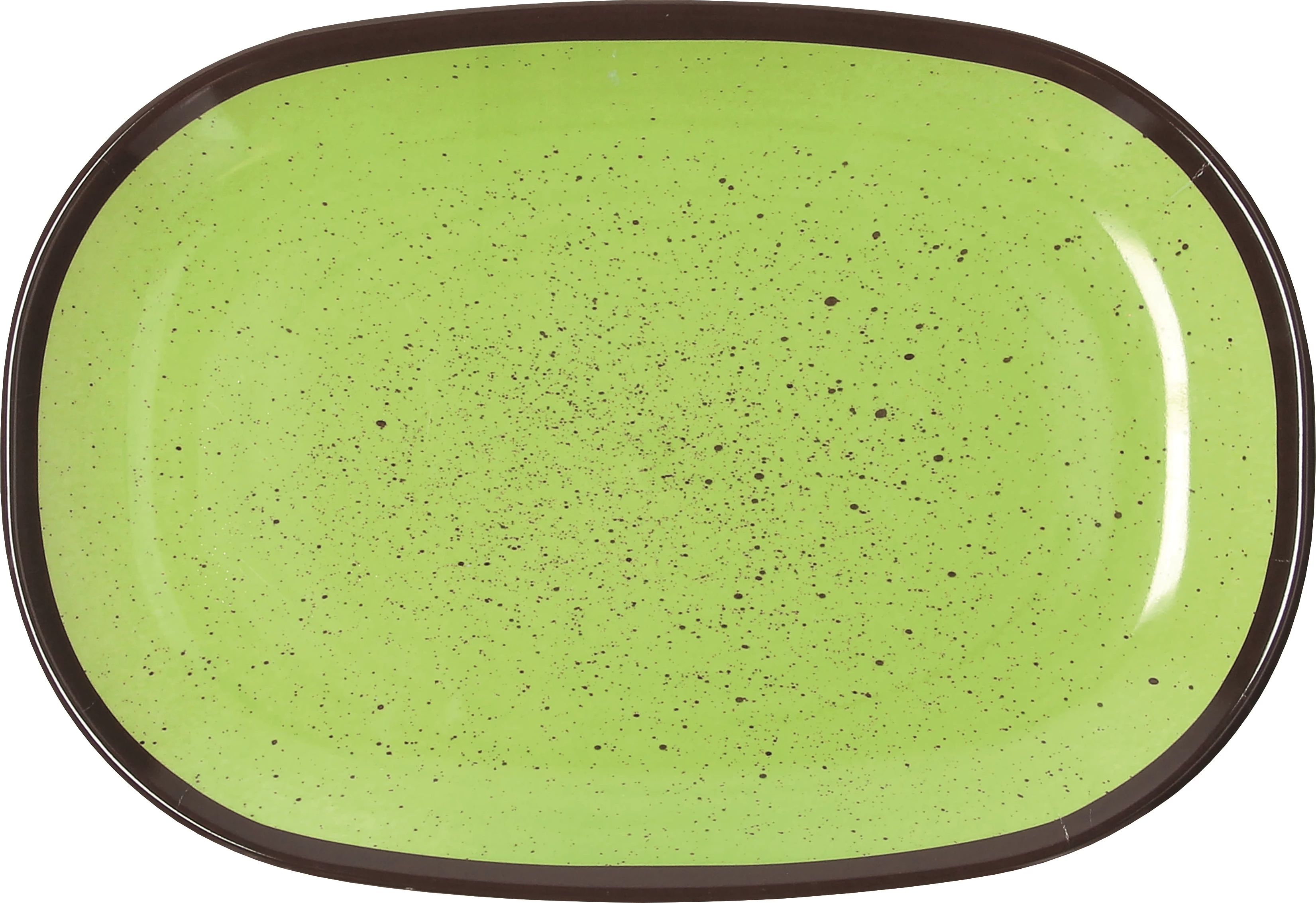 Tognana Show fad, oval, grøn, 27 x 18,5 cm