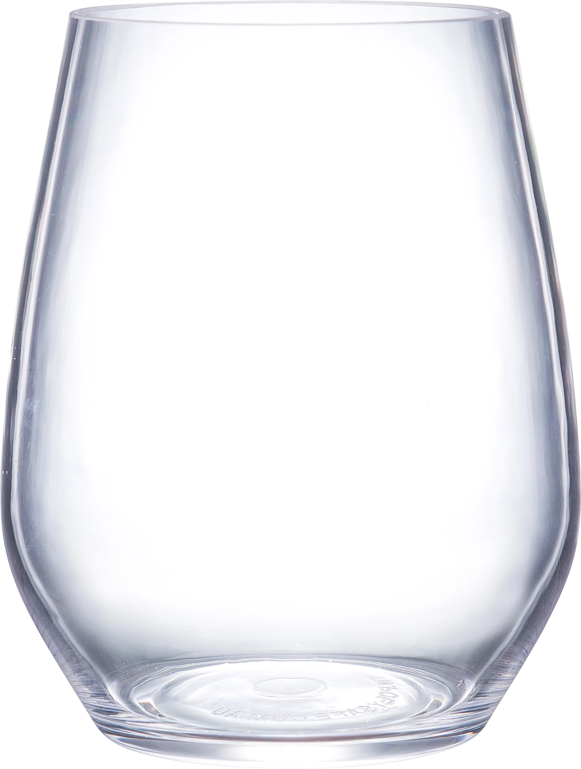 GlassFORever Stemless drikkeglas, klar, 40 cl, H10 cm