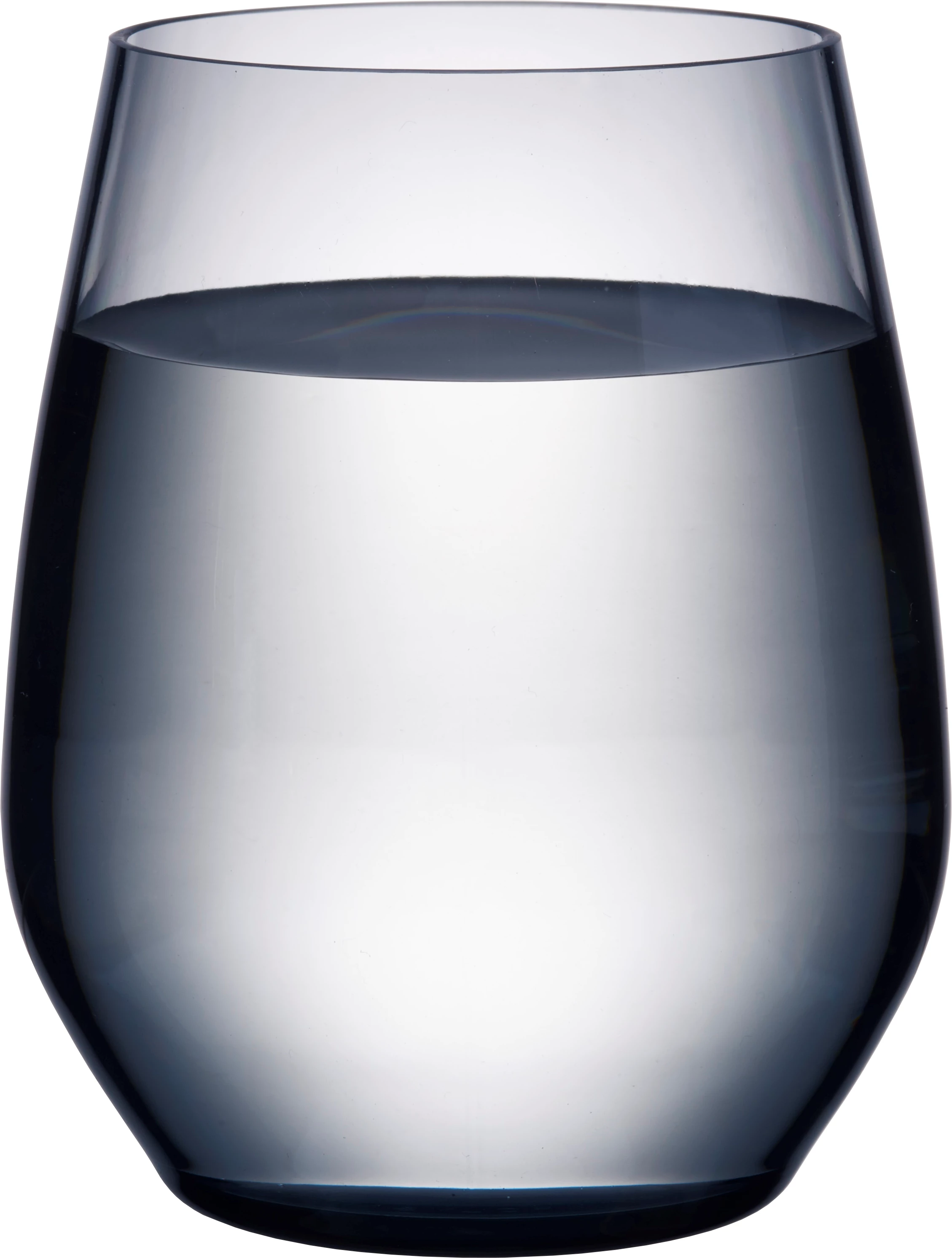 GlassFORever Stemless drikkeglas, grå, 40 cl, H10 cm