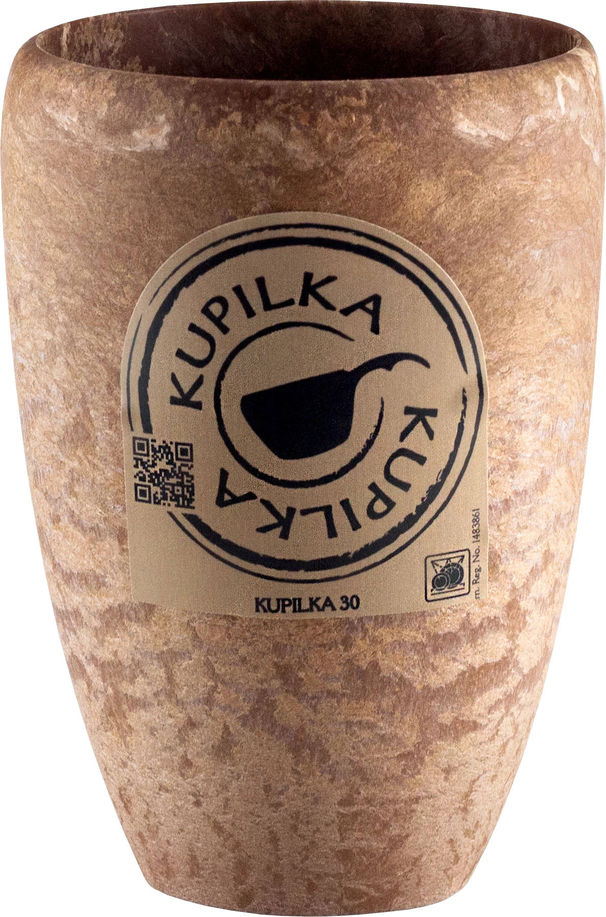 Kupilka krus uden hank, brun, 25 cl