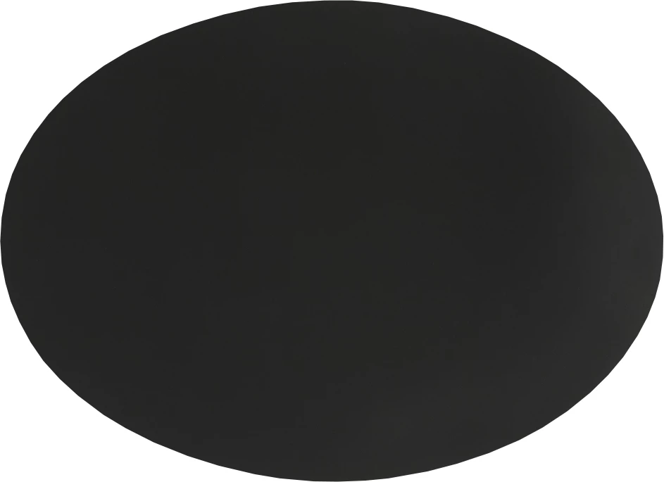 Sej dækkeserviet, sort, 47 x 34 cm