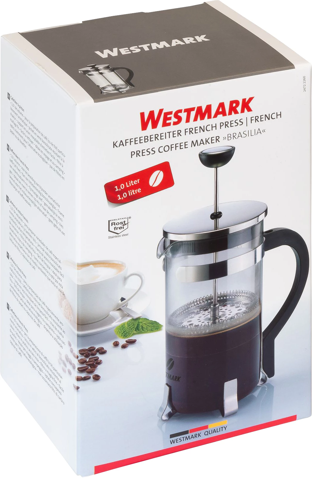 Westmark kaffebrygger, glas, 8-kops