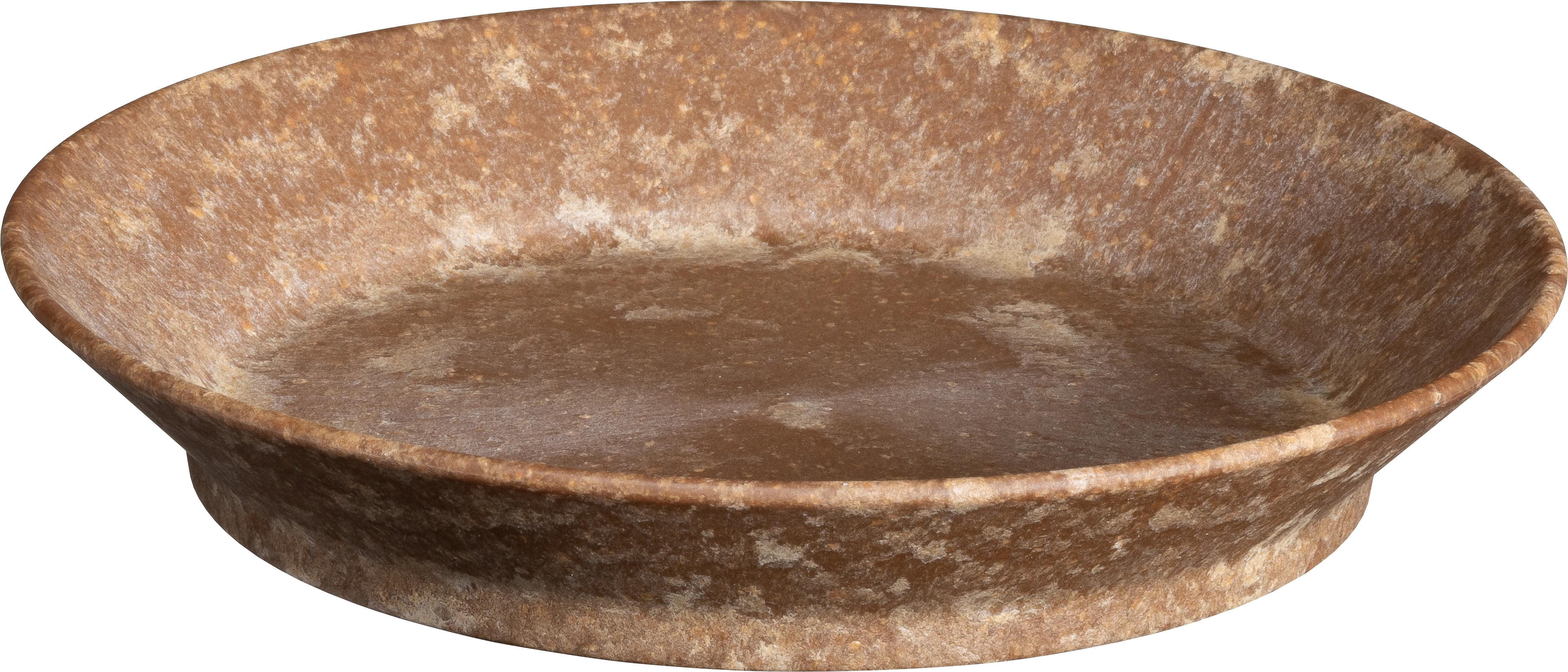 Luups tallerken uden fane, brun, ø18 cm