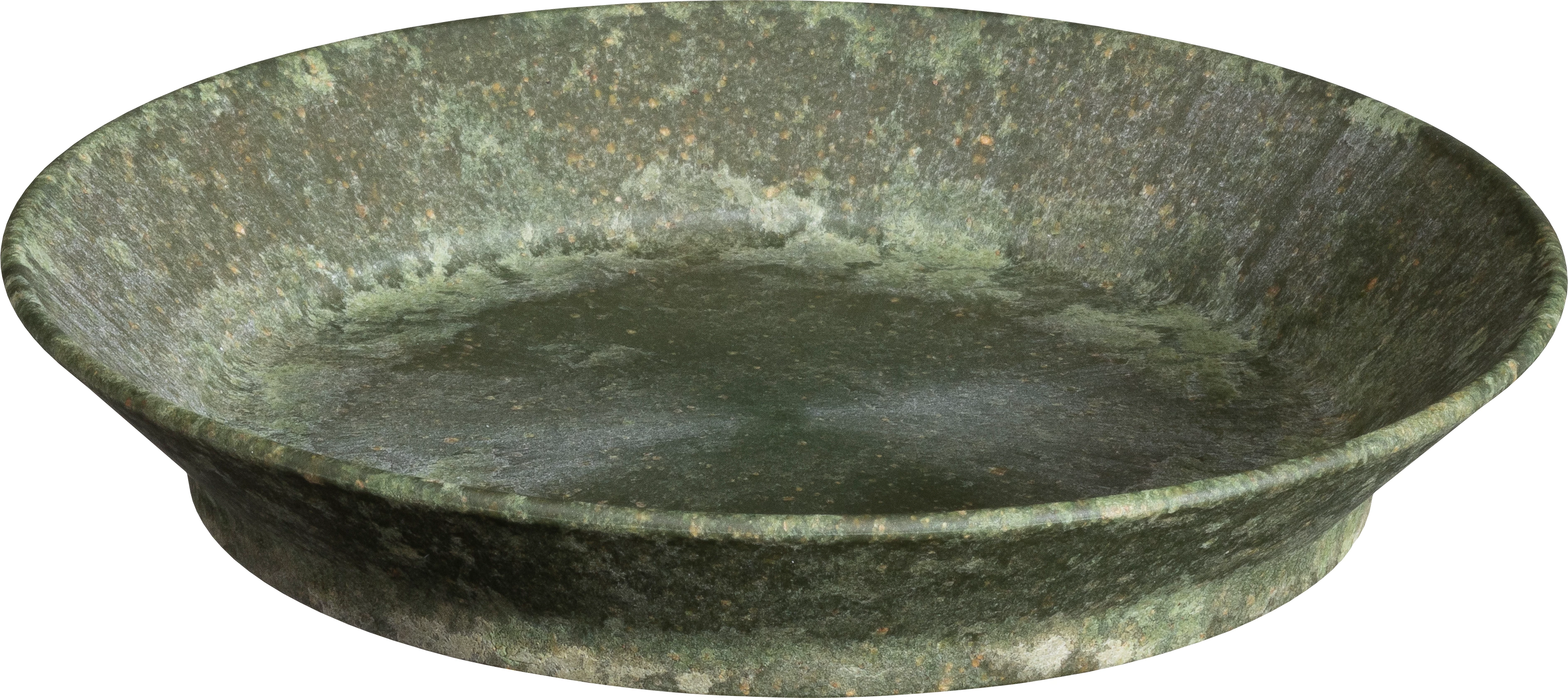 Luups tallerken uden fane, grøn, ø18 cm