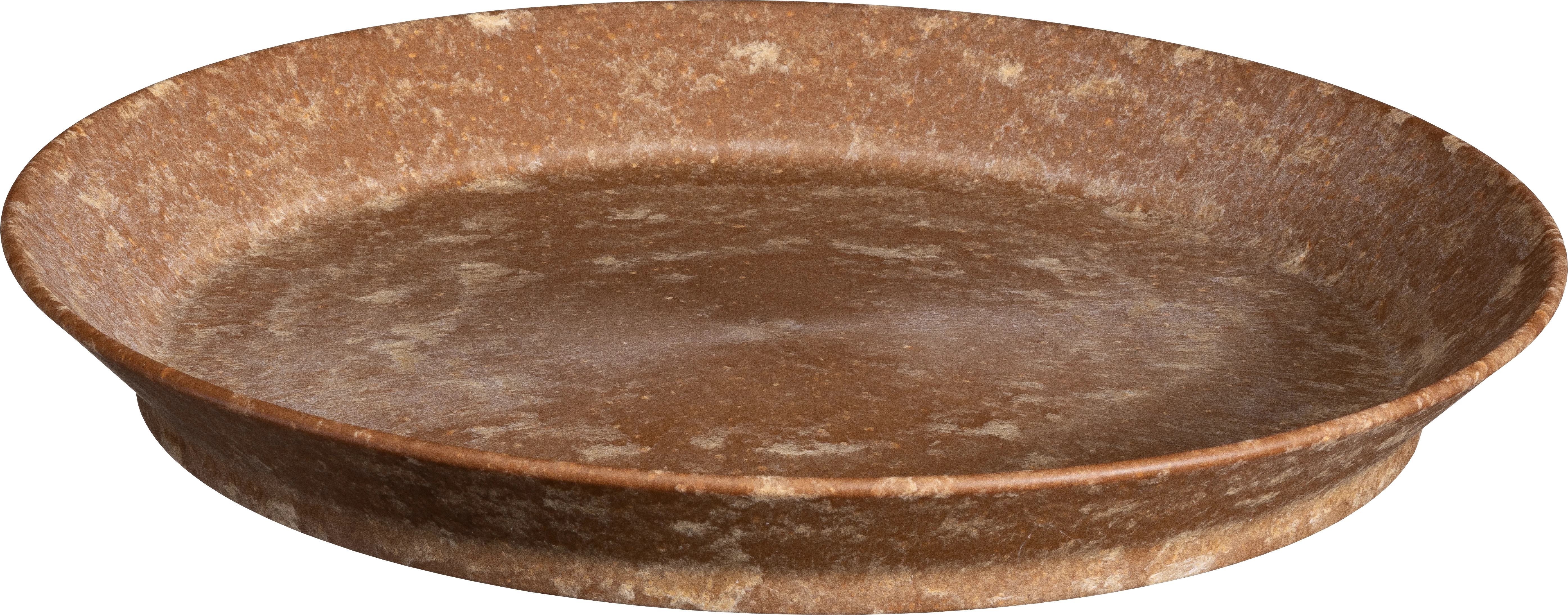 Luups tallerken uden fane, brun, ø25 cm