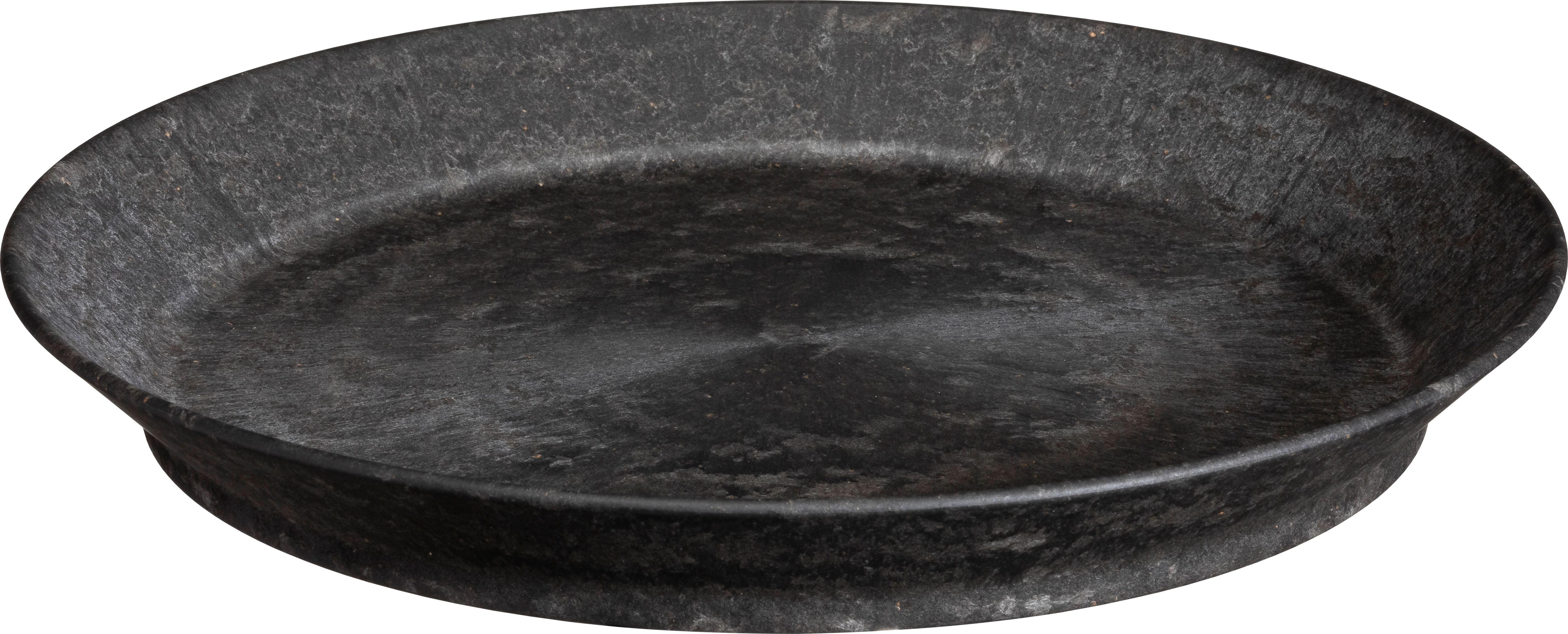Luups tallerken uden fane, sort, ø25 cm