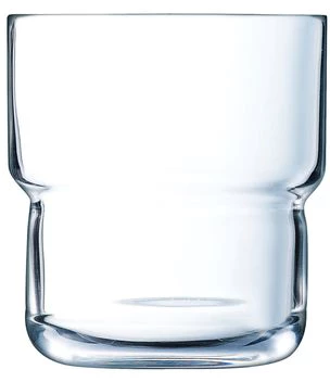 Drikkeglas lavt uden riller min.  20 cl. Klart/stabelb. I