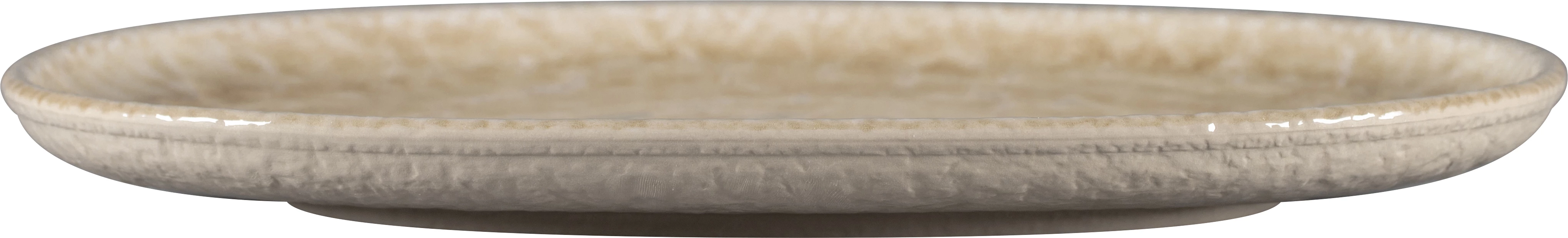 RAK Krush oval tallerken, sand, 28 x 20,5 cm