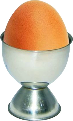 Æggebæger, rustfrit stål, H4,5 cm