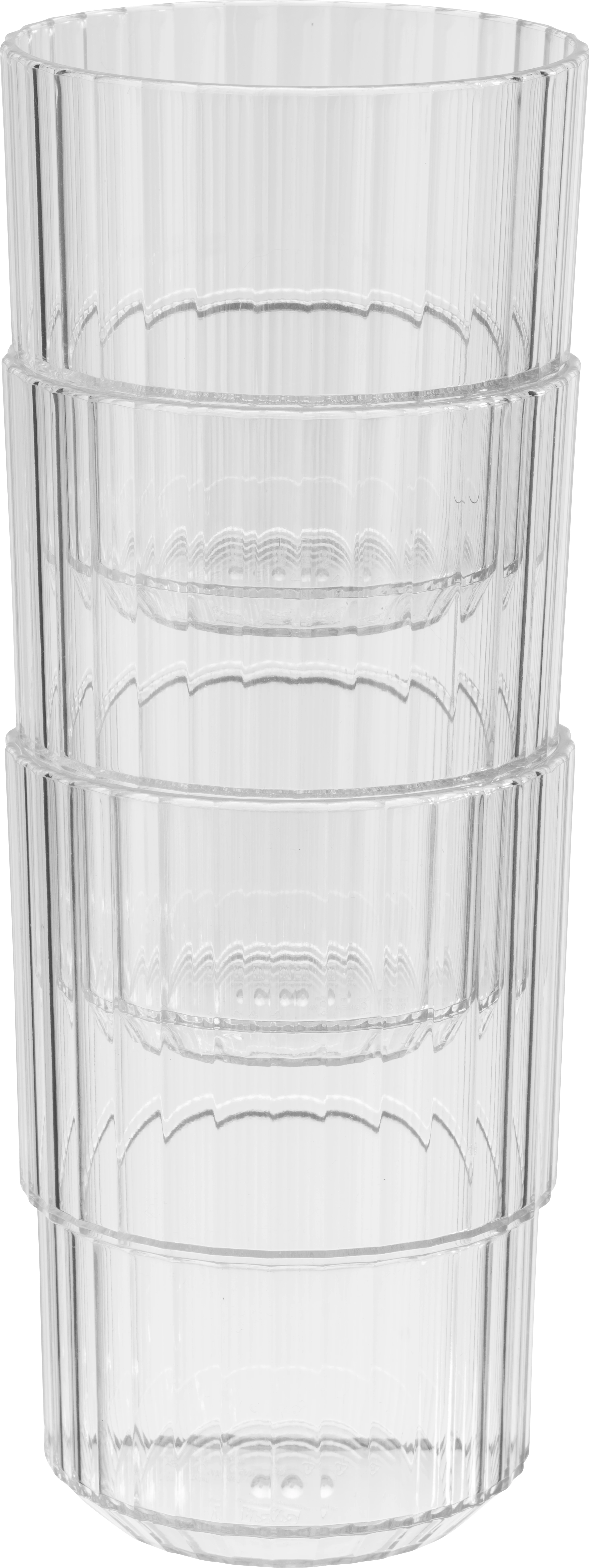 APS Linea drikkeglas, klar, 30 cl, H10 cm