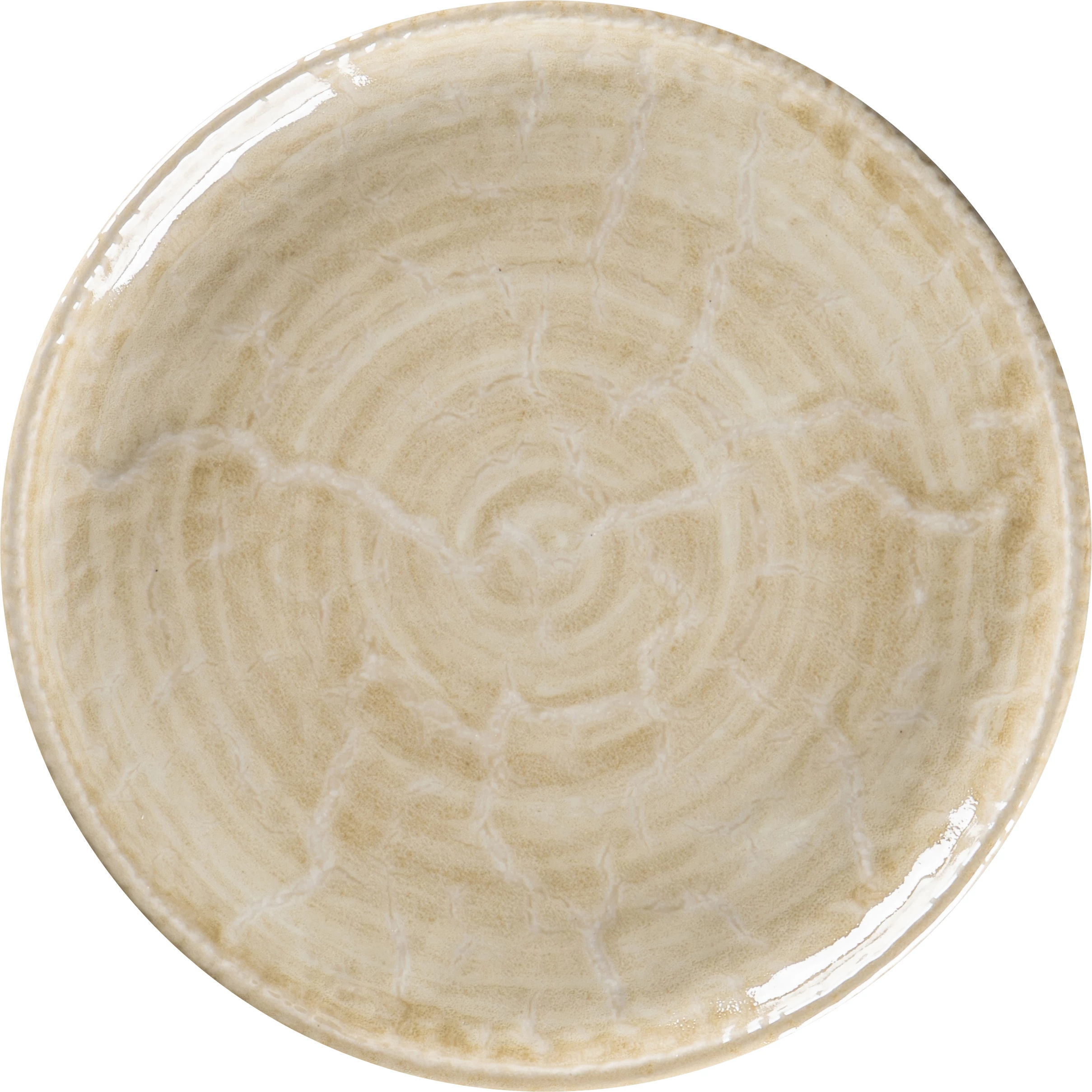 RAK Krush flad tallerken uden fane, sand, ø20,9 cm