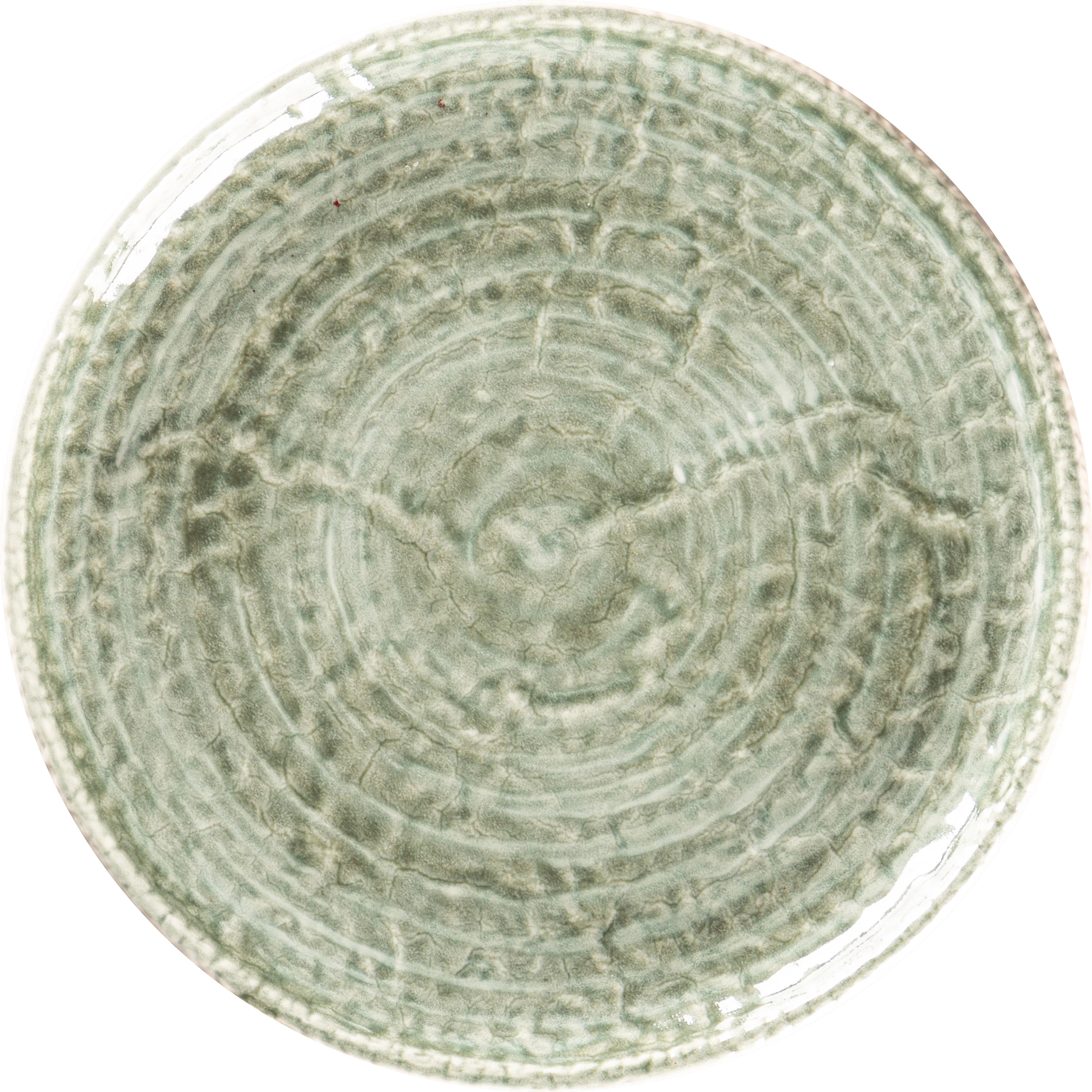 RAK Krush tallerken uden fane, flad, grøn, ø20,9 cm