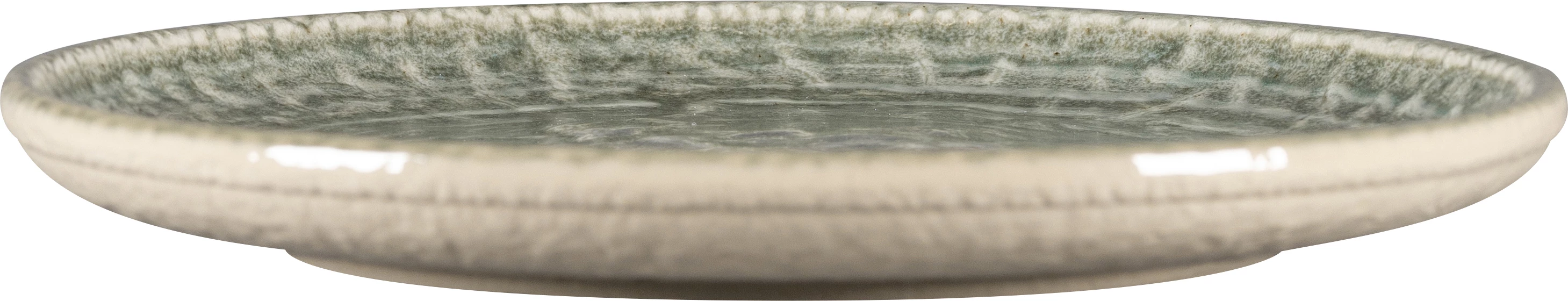 RAK Krush tallerken uden fane, flad, grøn, ø20,9 cm