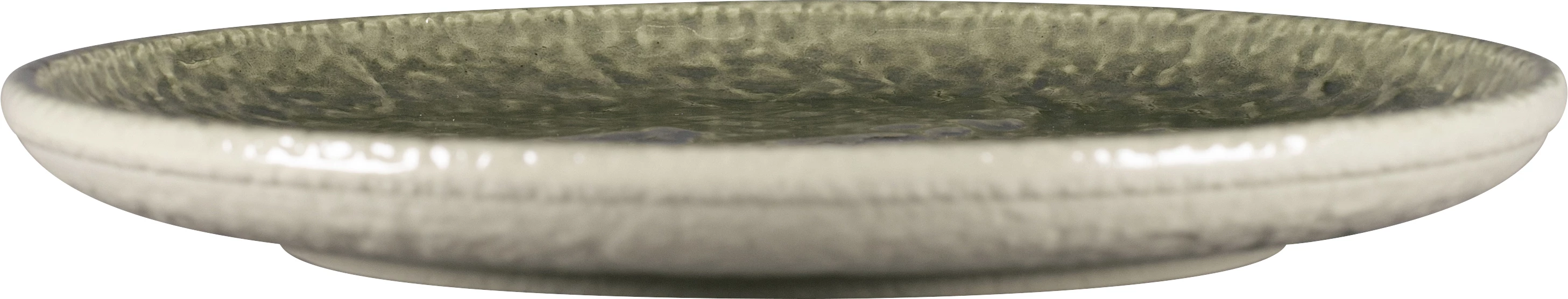 RAK Krush flad tallerken uden fane, oliven, ø20,9 cm