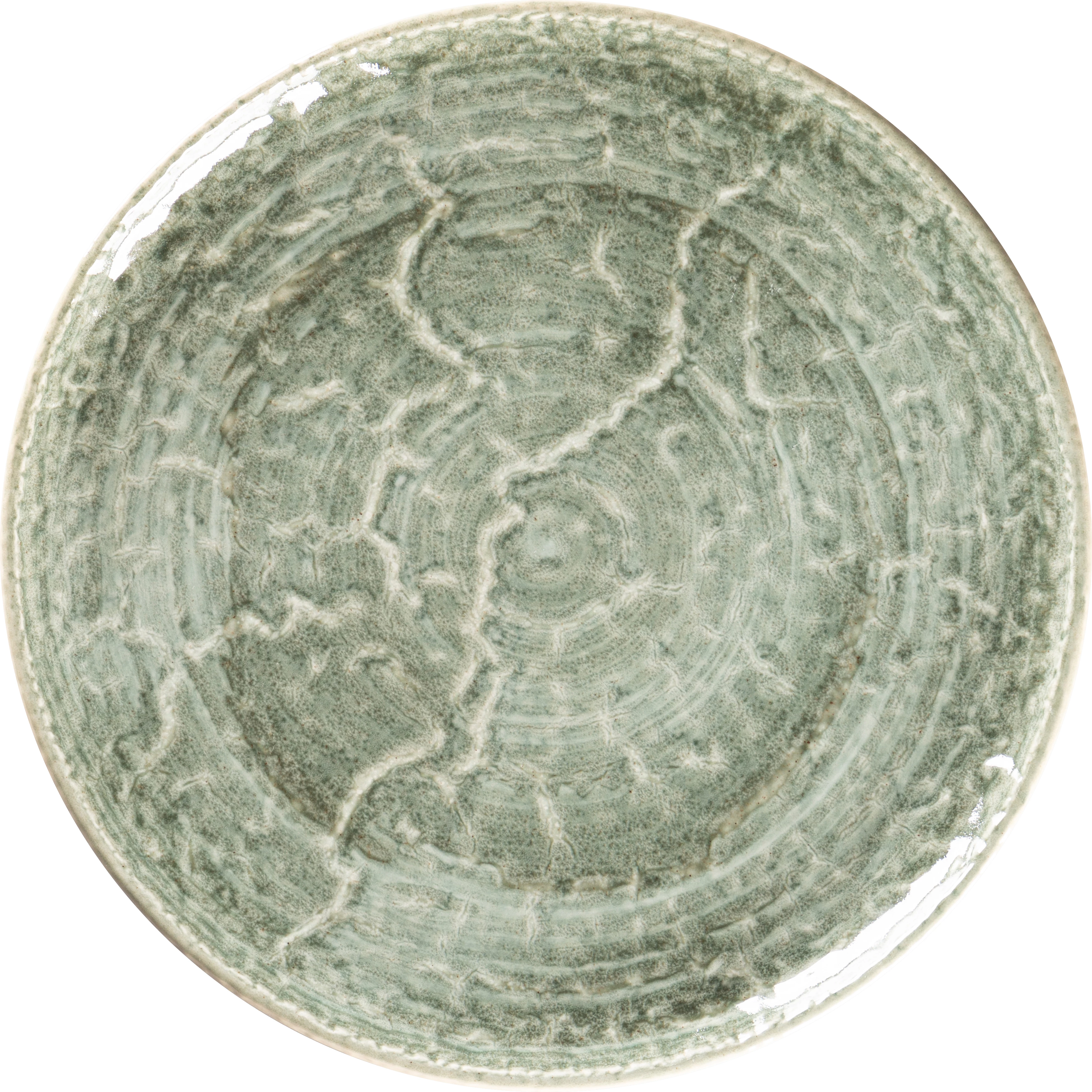 RAK Krush flad tallerken uden fane, grøn, ø30,1 cm
