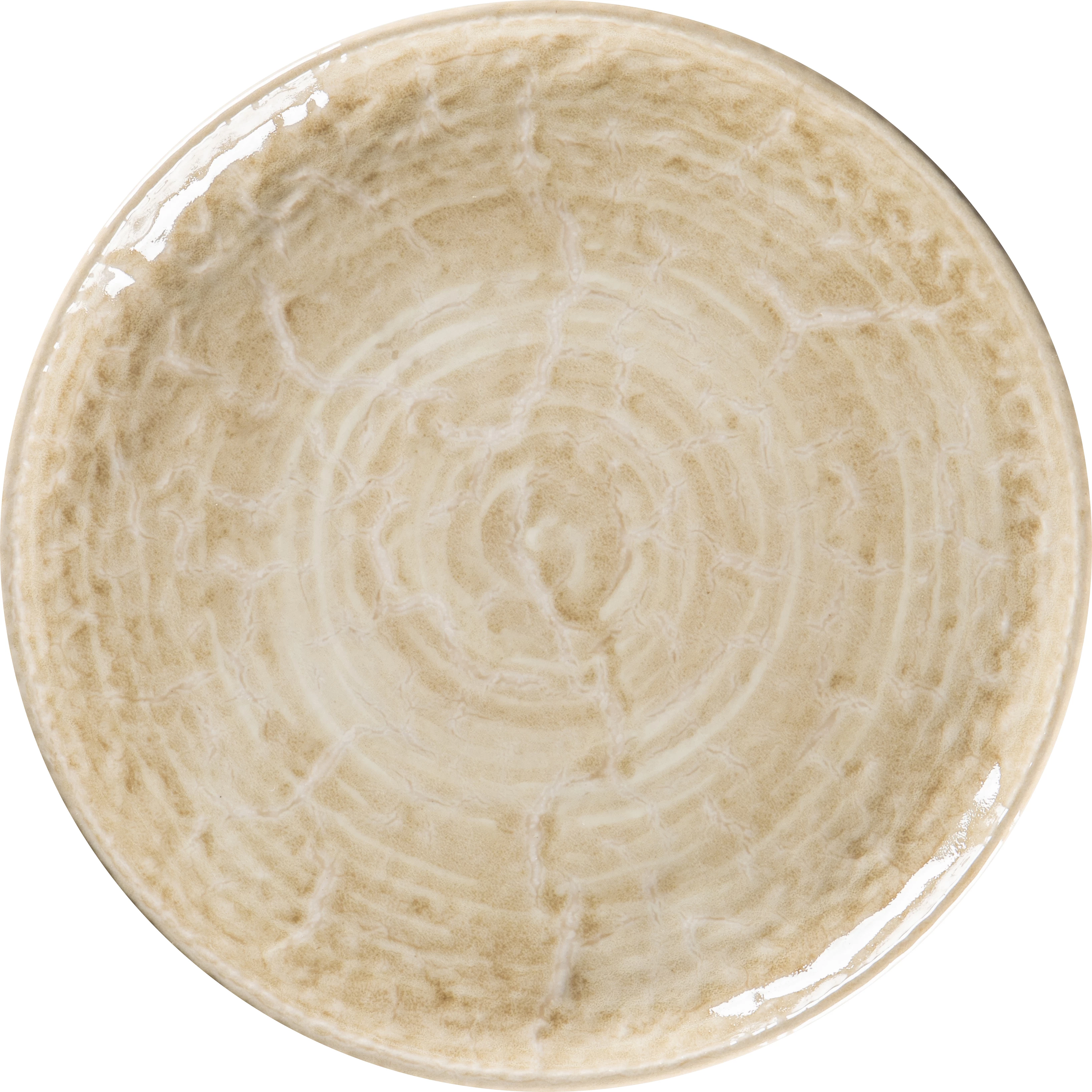 RAK Krush flad tallerken uden fane, sand, ø27,9 cm