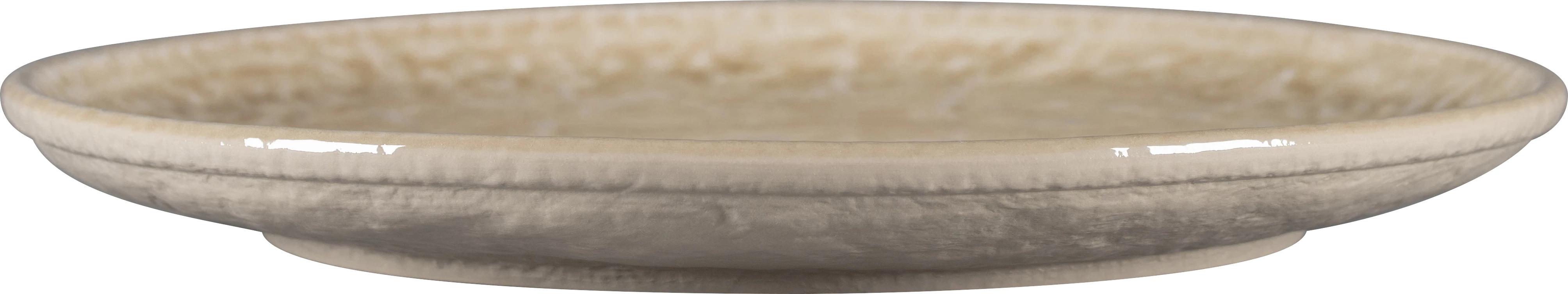 RAK Krush flad tallerken uden fane, sand, ø27,9 cm