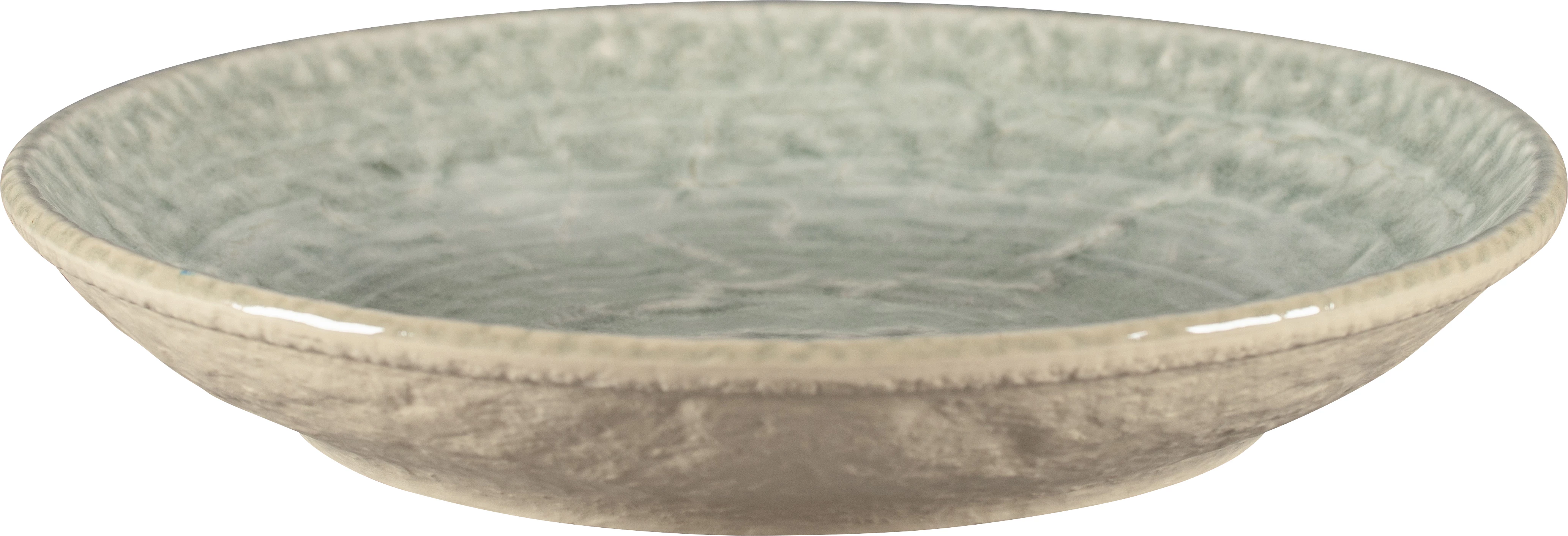 RAK Krush tallerken uden fane, dyb, grå, ø26,1 cm