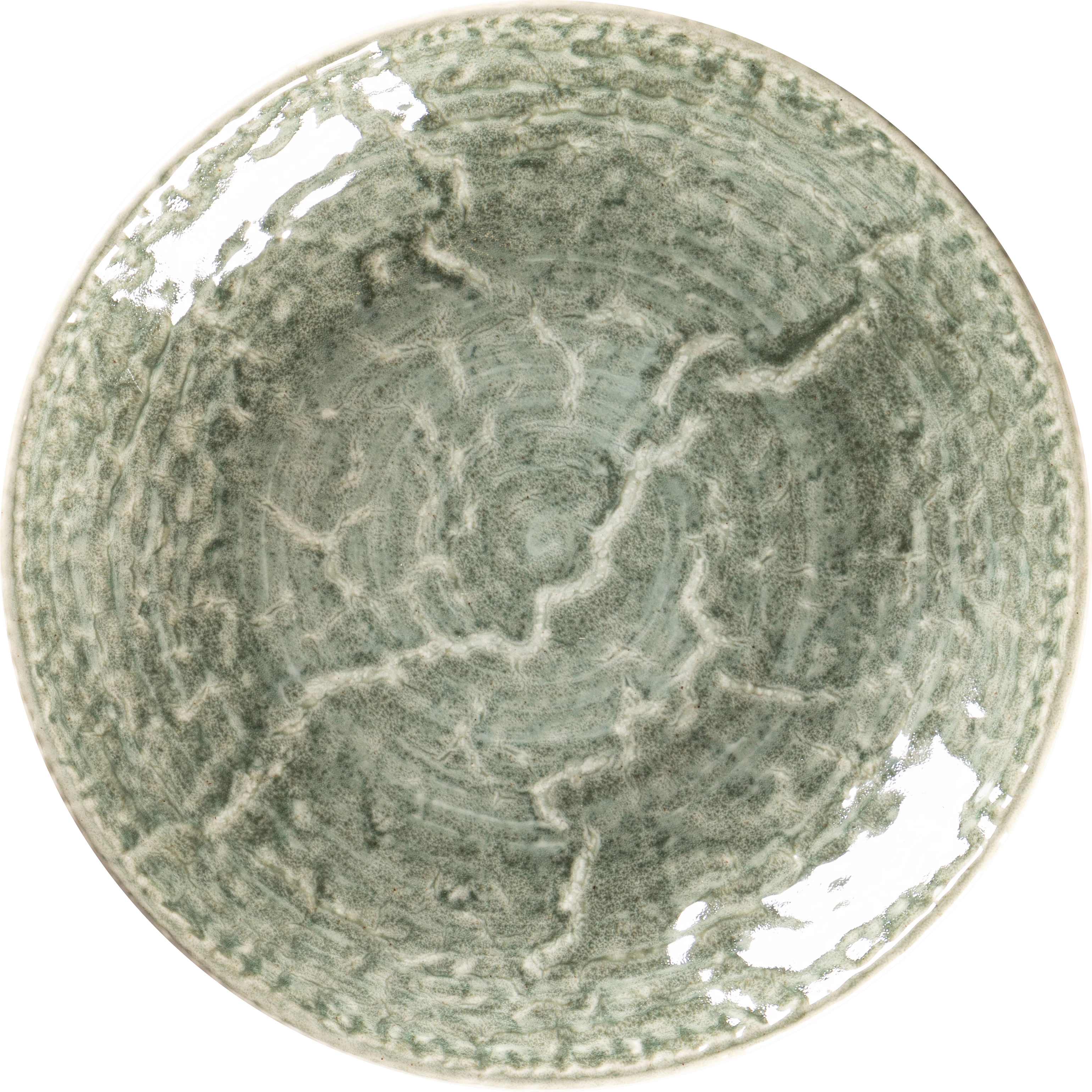 RAK Krush tallerken uden fane, dyb, grøn, ø26,1 cm