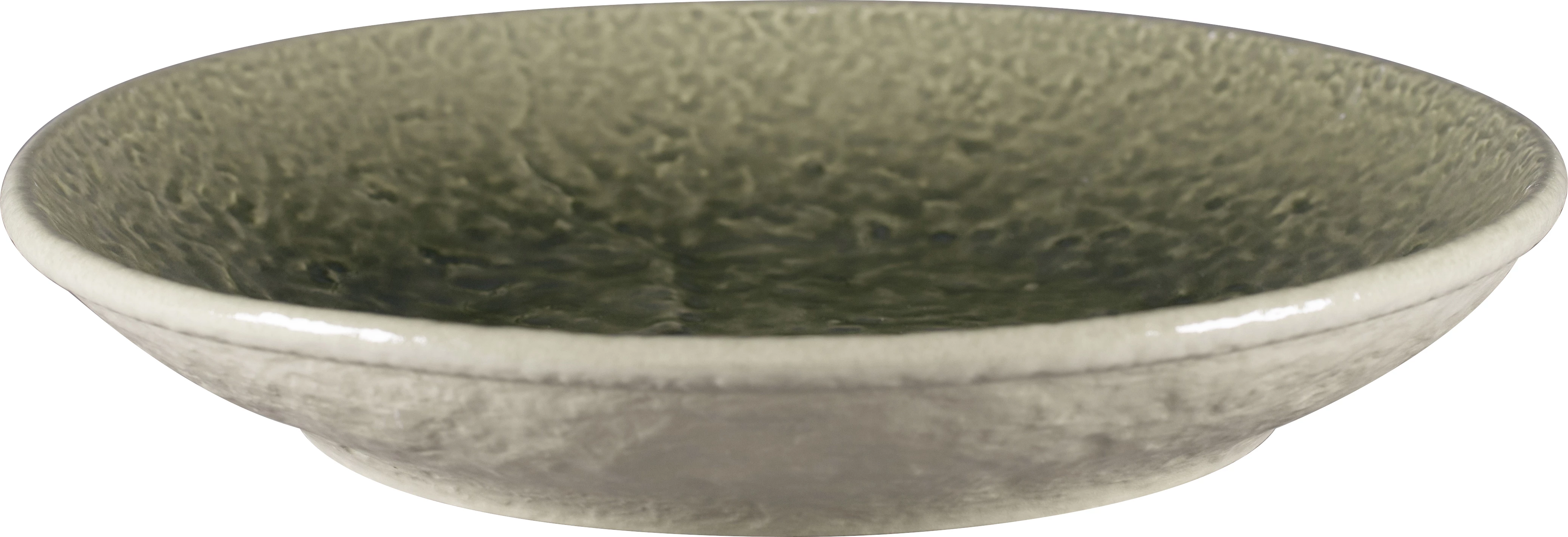 RAK Krush tallerken uden fane, dyb, oliven, ø26,1 cm