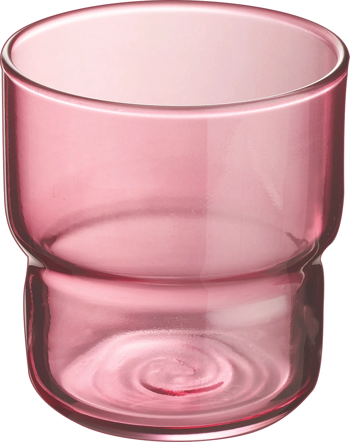 Arcoroc drikkeglas, stabelbart, rosa, 22 cl