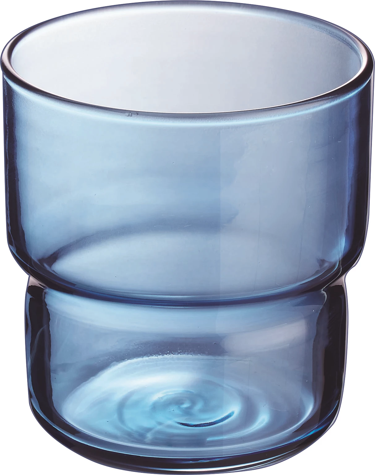 Arcoroc drikkeglas, stabelbart, blå, 22 cl