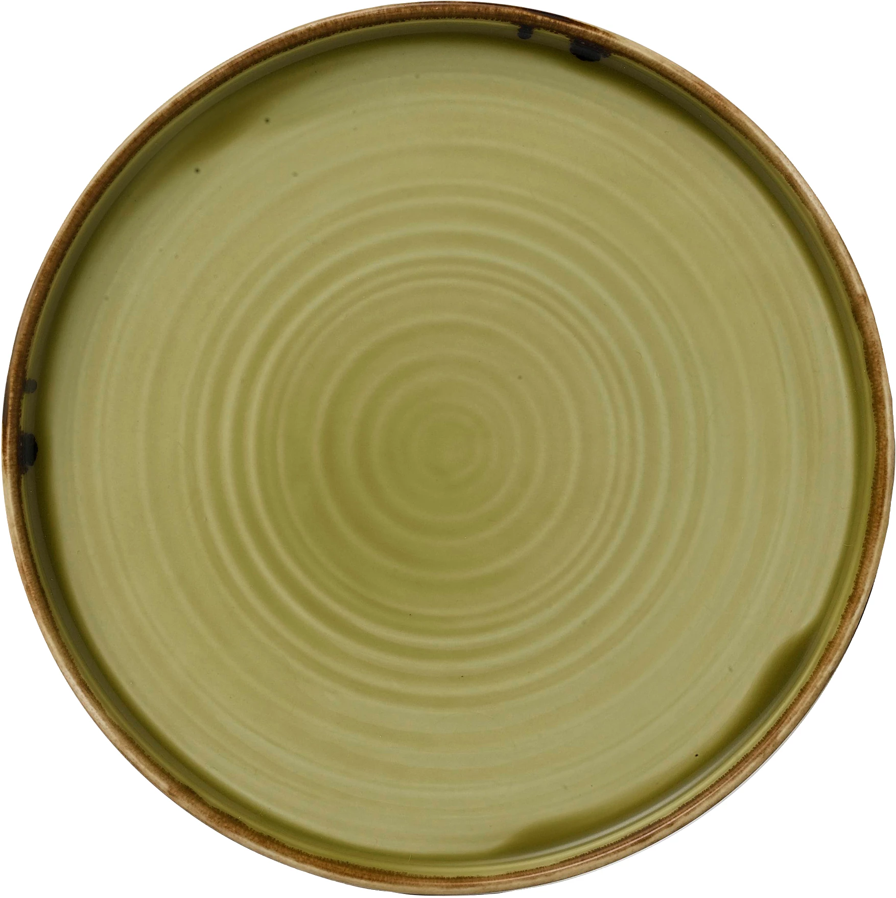 Dudson Harvest tallerken uden fane, flad, lys oliven, ø21 cm