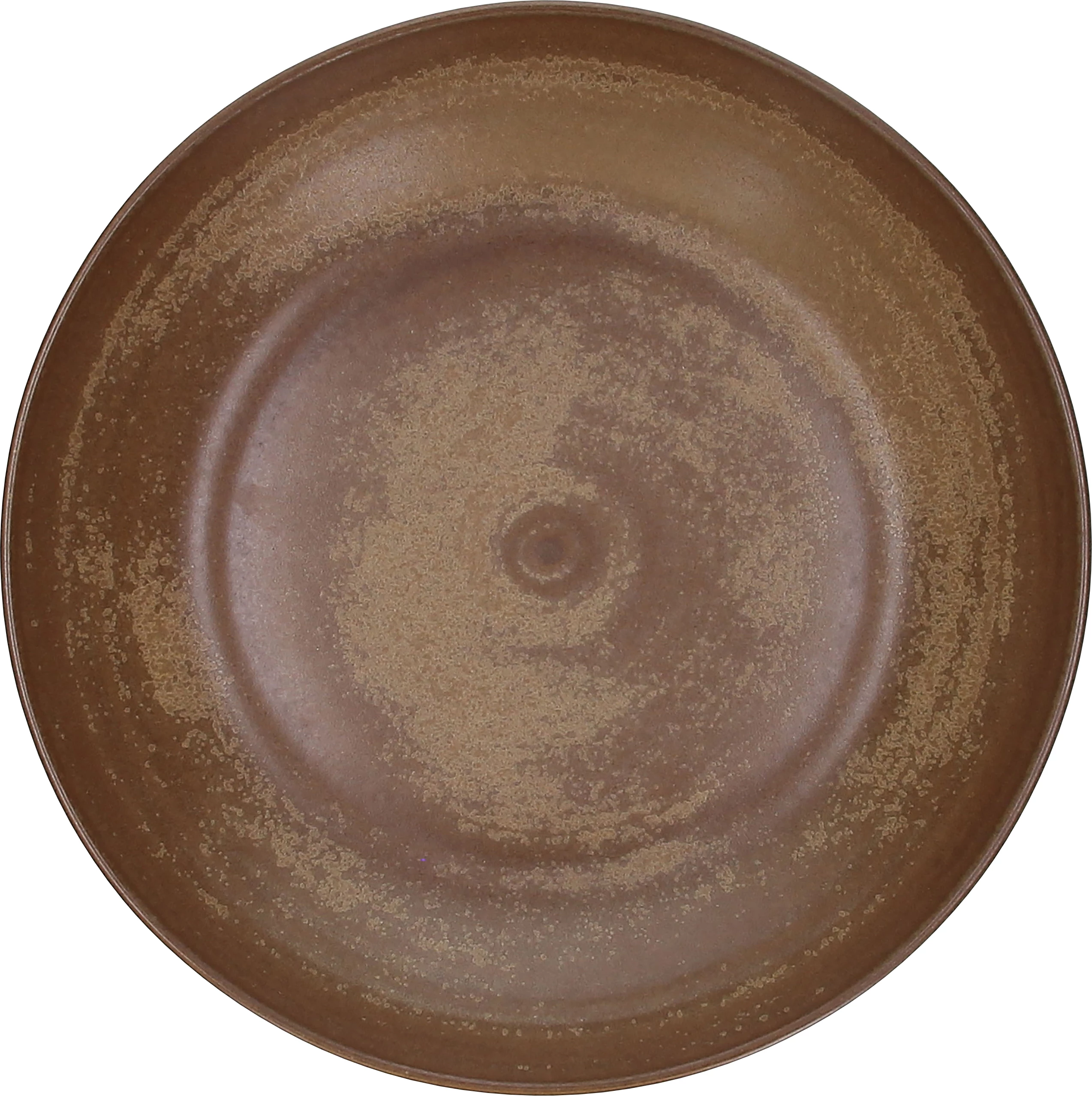 Tognana Terracotta dyb tallerken uden fane, brun, ø25 cm