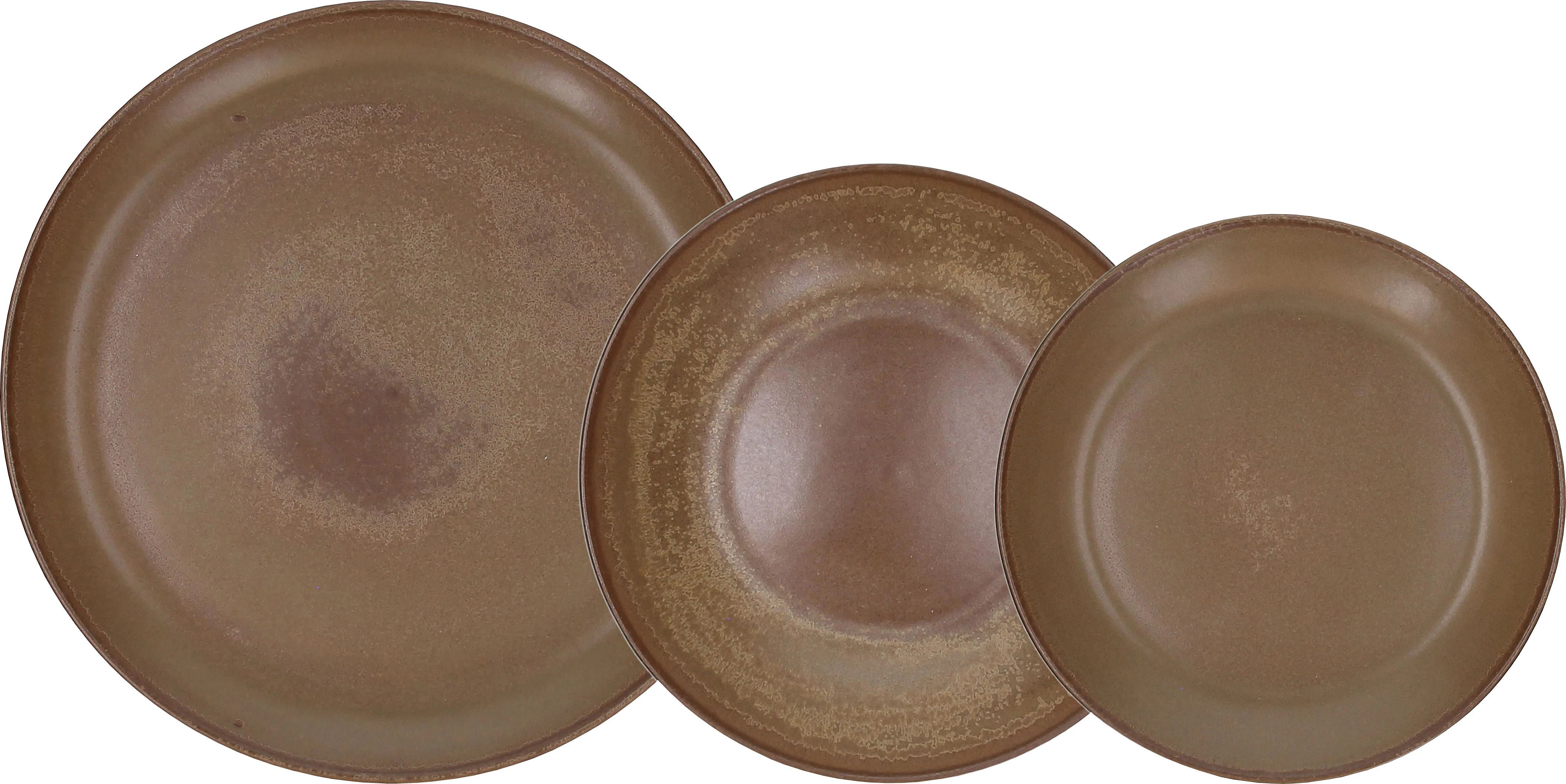 Tognana Terracotta tallerken uden fane, brun, ø28 cm