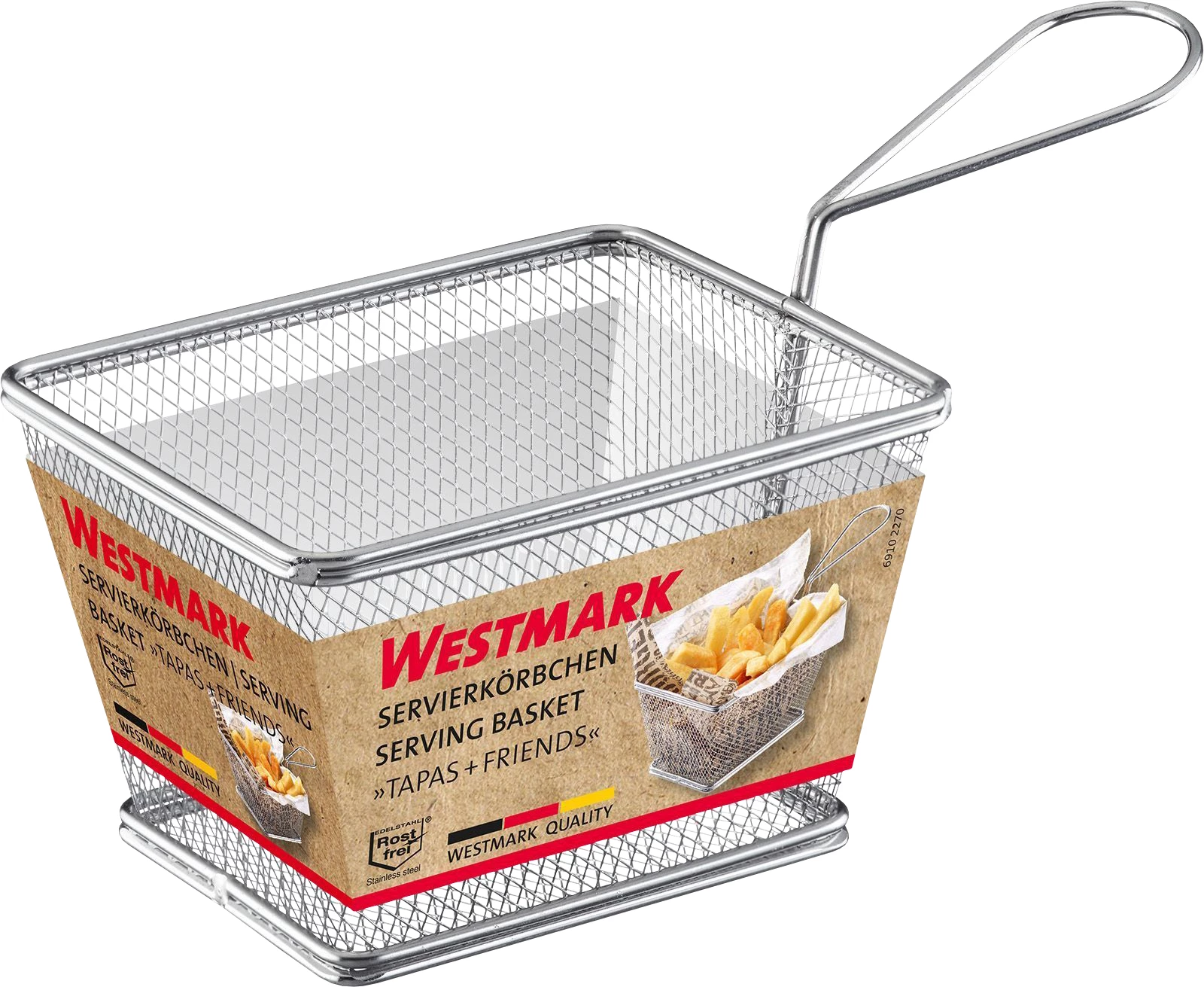 Westmark serveringskurv, fin, 12 x 10 x H8 cm