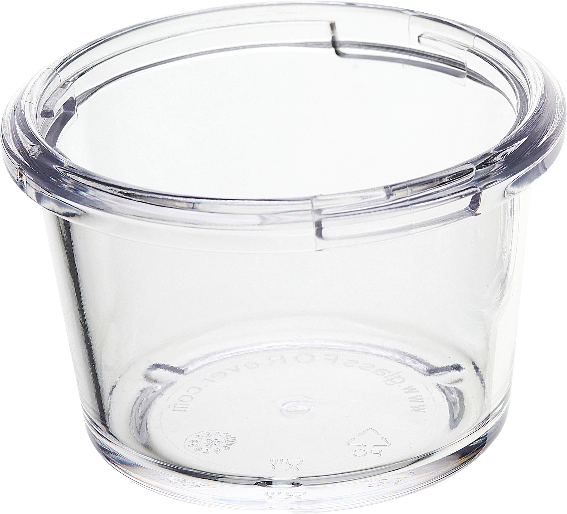 GlassFORever skål, plast, 5 cl, ø6,4 cm