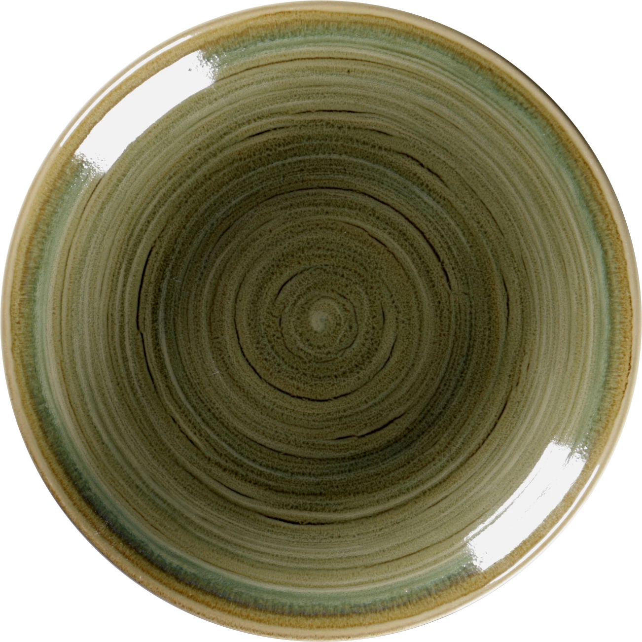 RAK Spot dyb tallerken, emerald, ø23 cm