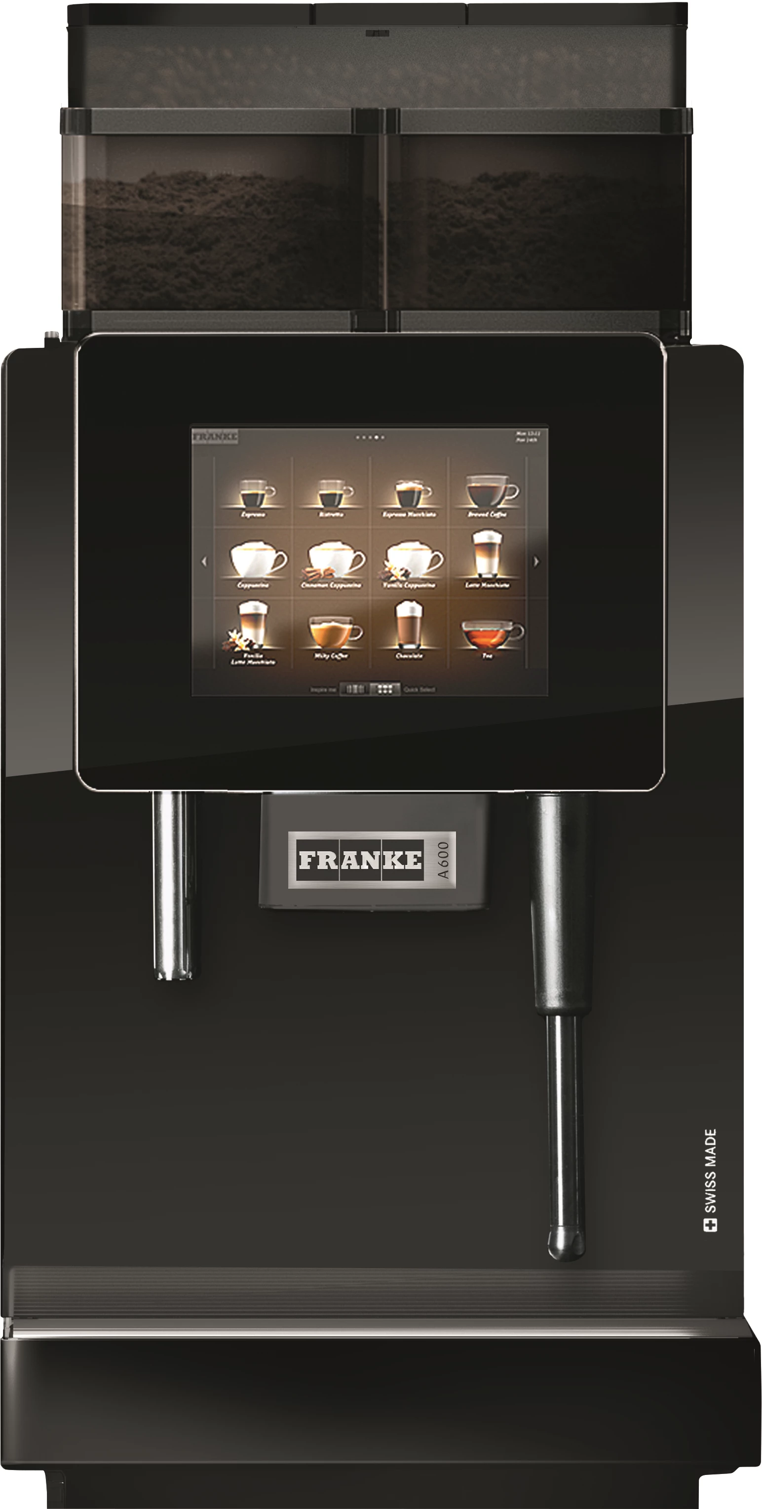 Franke A600 kaffemaskine til mælkepulver