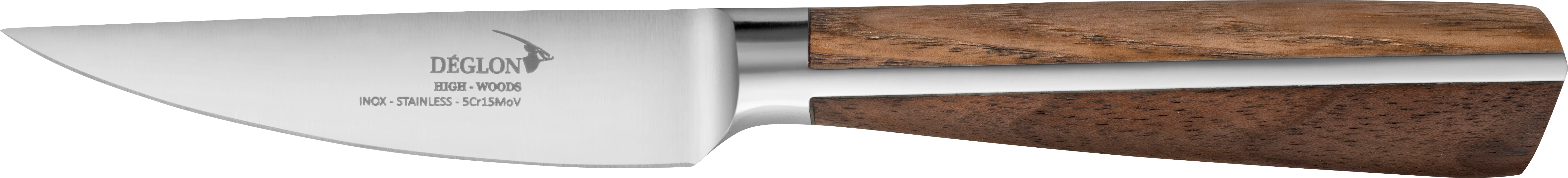 Deglon High-Woods urtekniv med træskaft, 9 cm