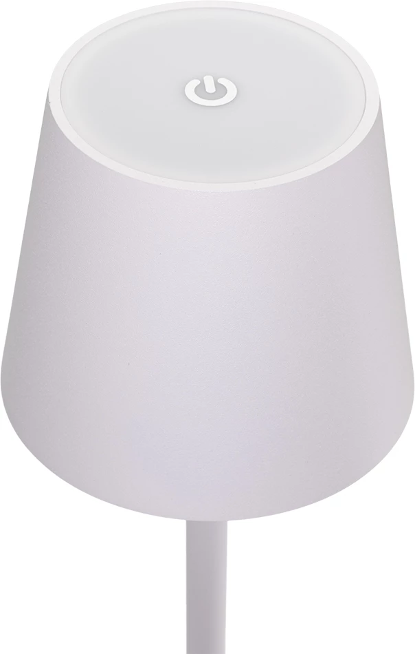 Feline lampe, hvid, H38 cm