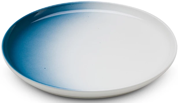 Figgjo Base tallerken uden fane, flad, blå, ø20 cm