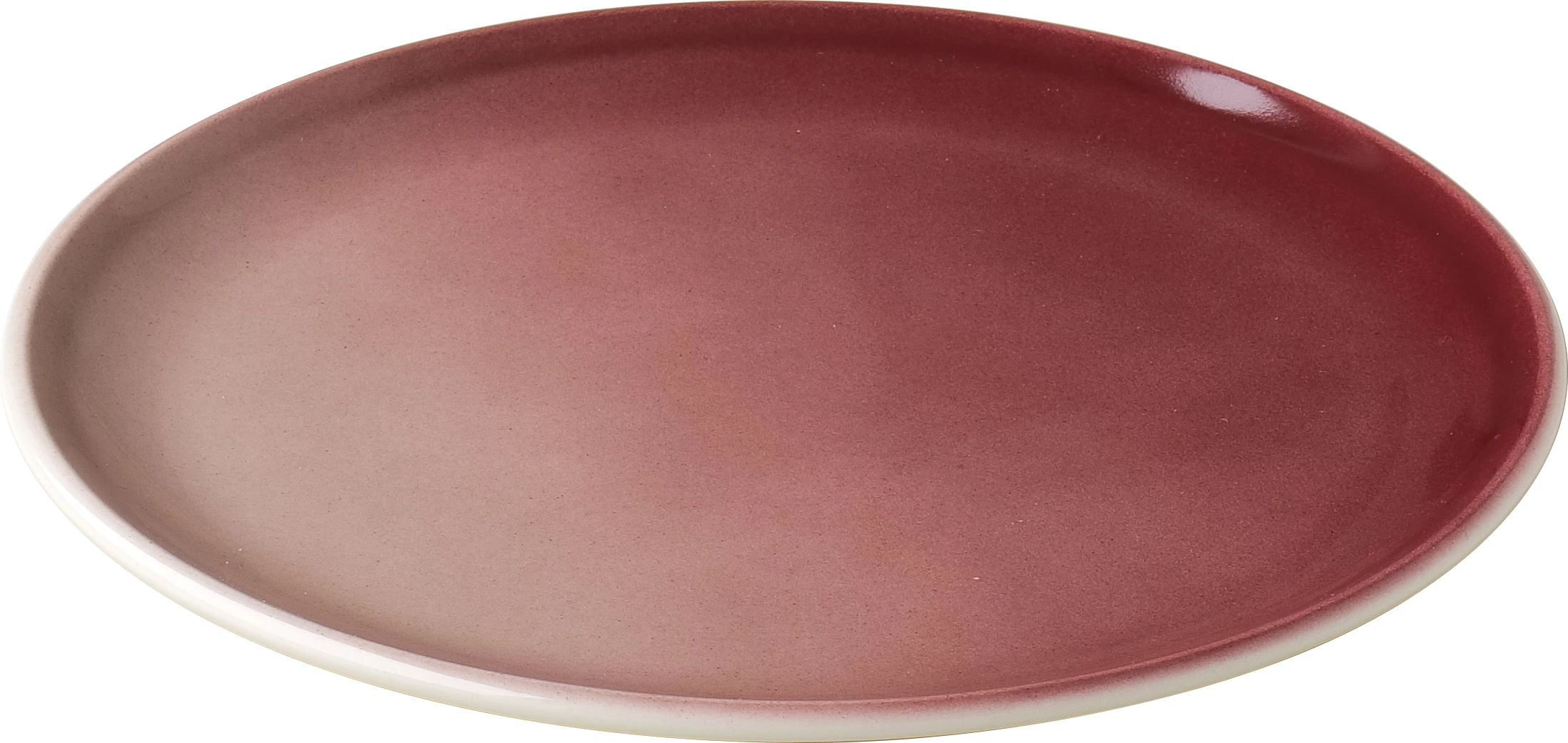 Figgjo Pax flad tallerken, rød, ø22 cm