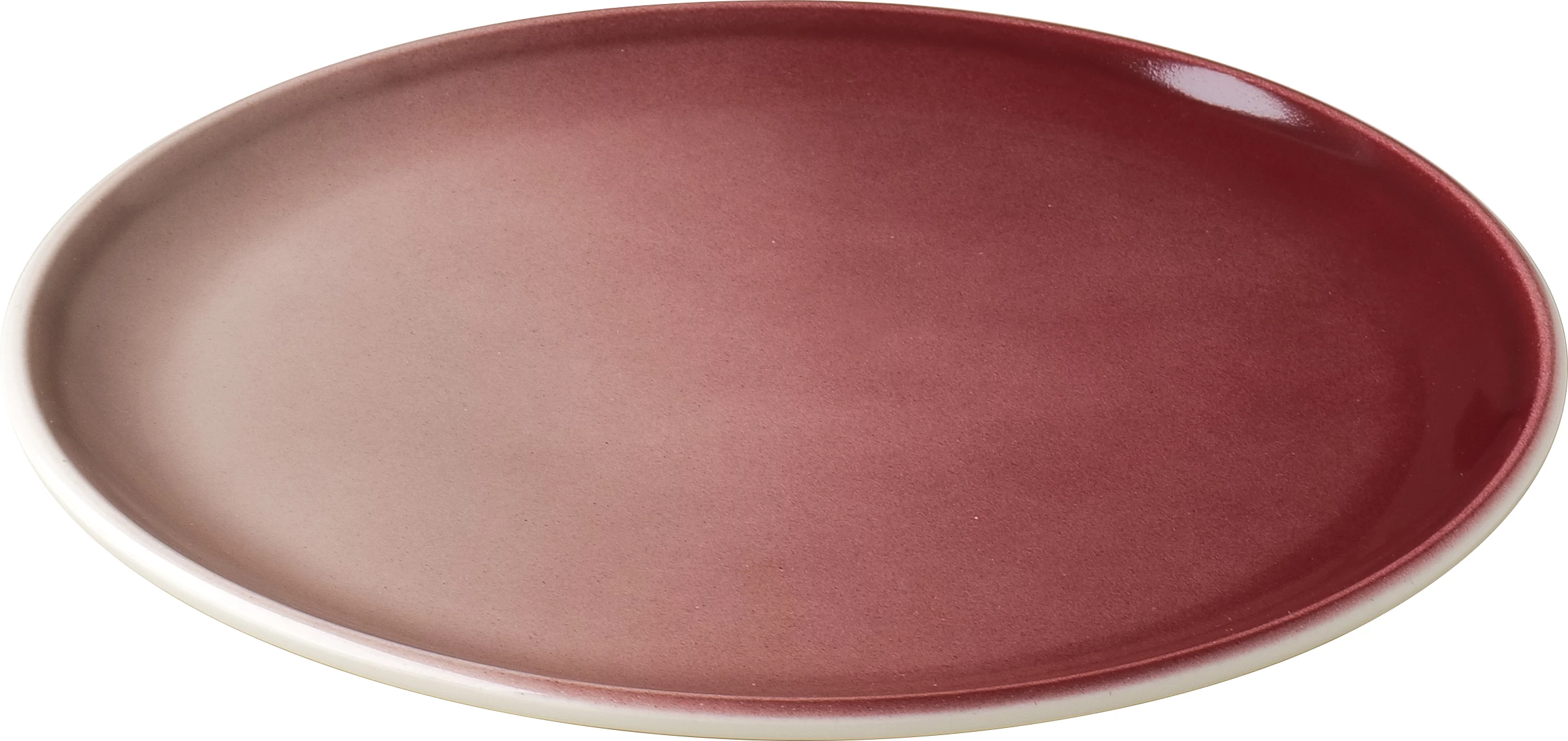 Figgjo Pax flad tallerken, rød, ø24 cm