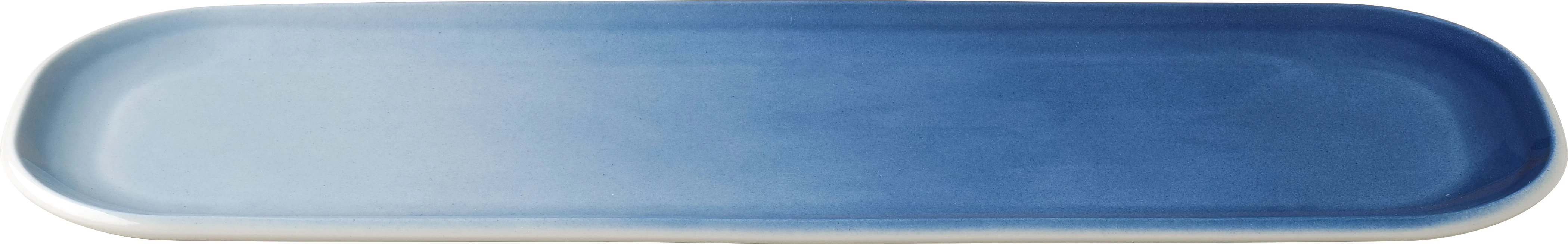 Figgjo Pax fad, oval, blå, 41 x 13 cm