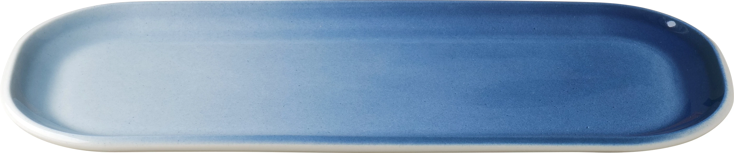 Figgjo Pax oval tallerken, blå, 30 x 13 cm