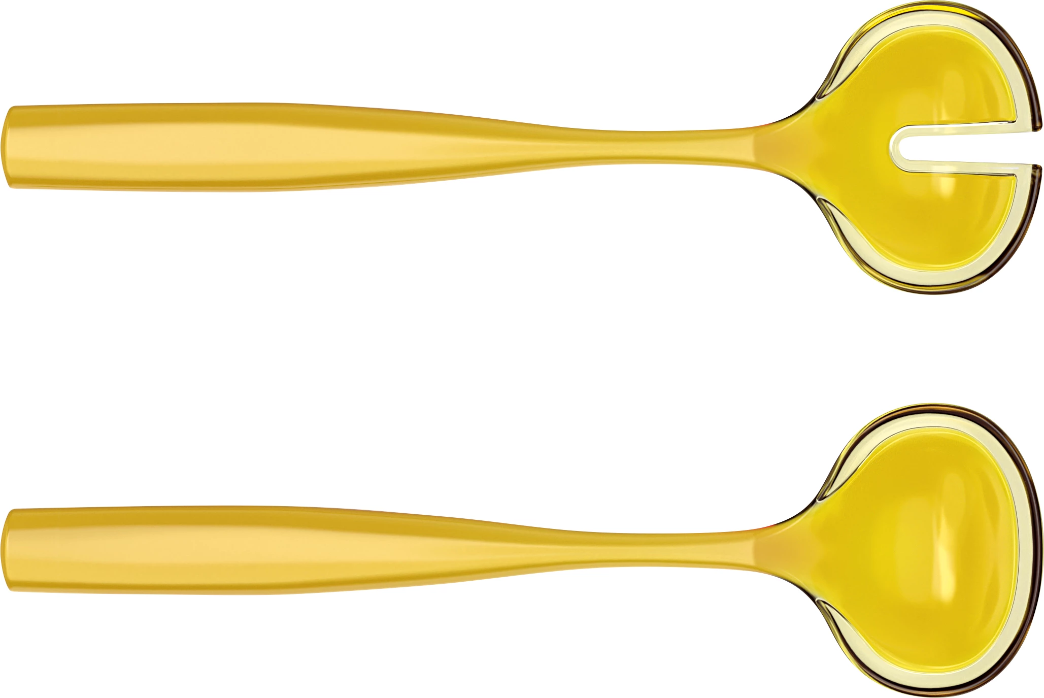 Guzzini Dolcevita salatsæt, gul, 18 cm