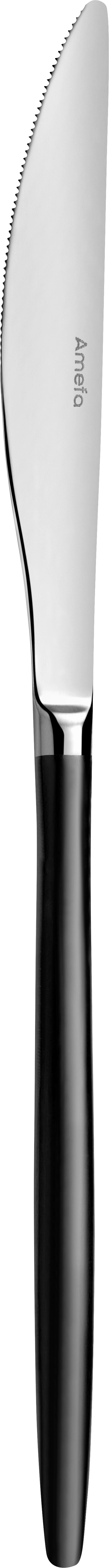 Amefa Soprano bordkniv med sort skaft, 23 cm