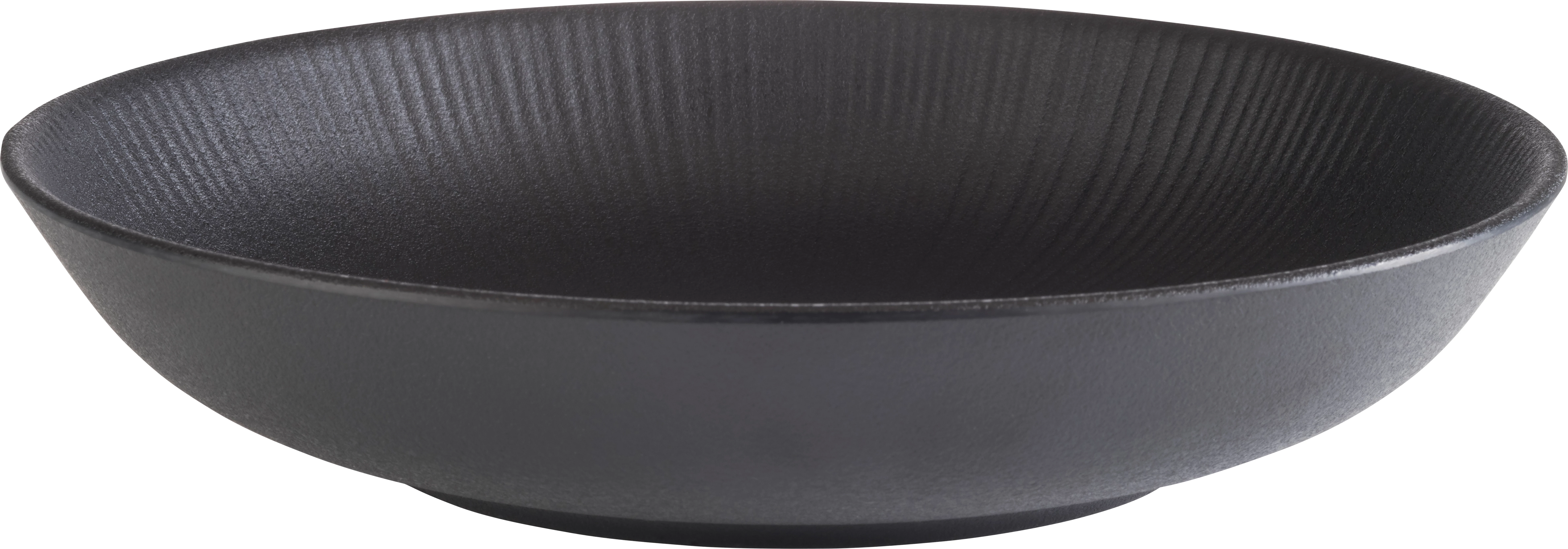 APS Nero skål, sort, 80 cl, ø22,5 x H4,5 cm