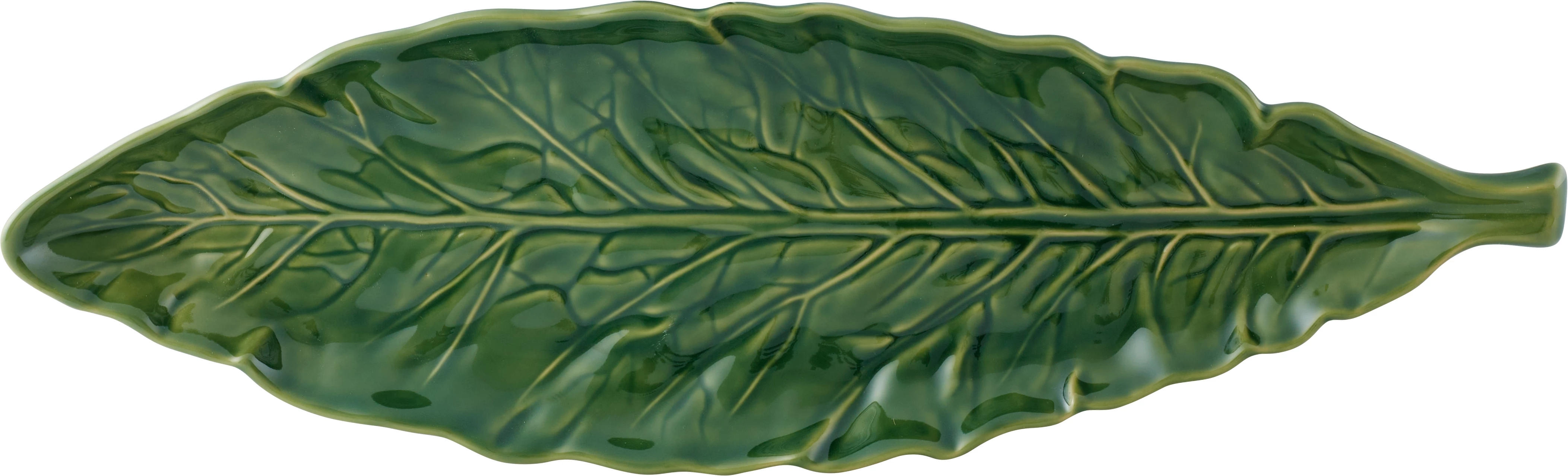 Vista Alegre Cabbage fad, grøn, 39 x 12 cm