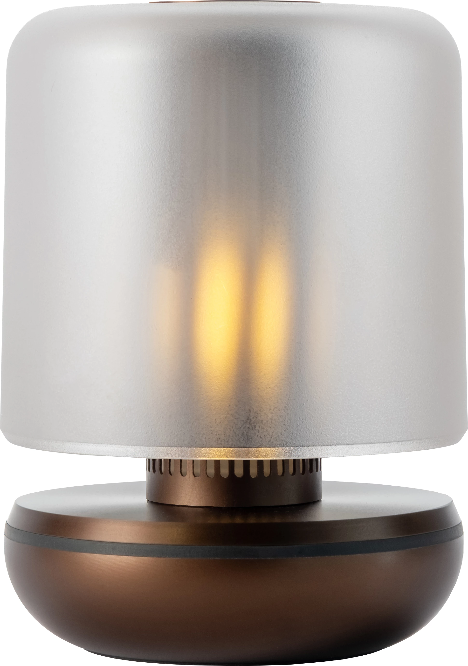 Humble Firefly lampe, bronze/frostet hvid, H11,8 cm