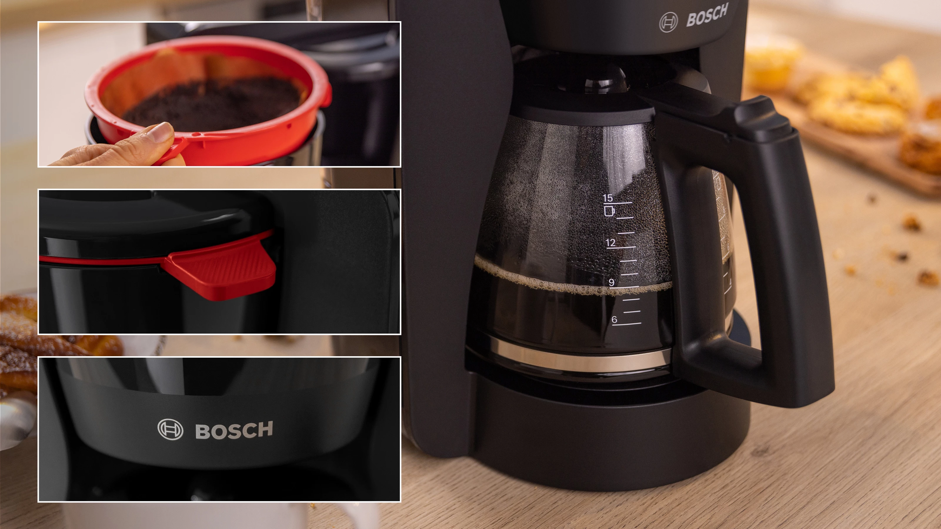 Bosch TKA2M113 kaffemaskine med autosluk