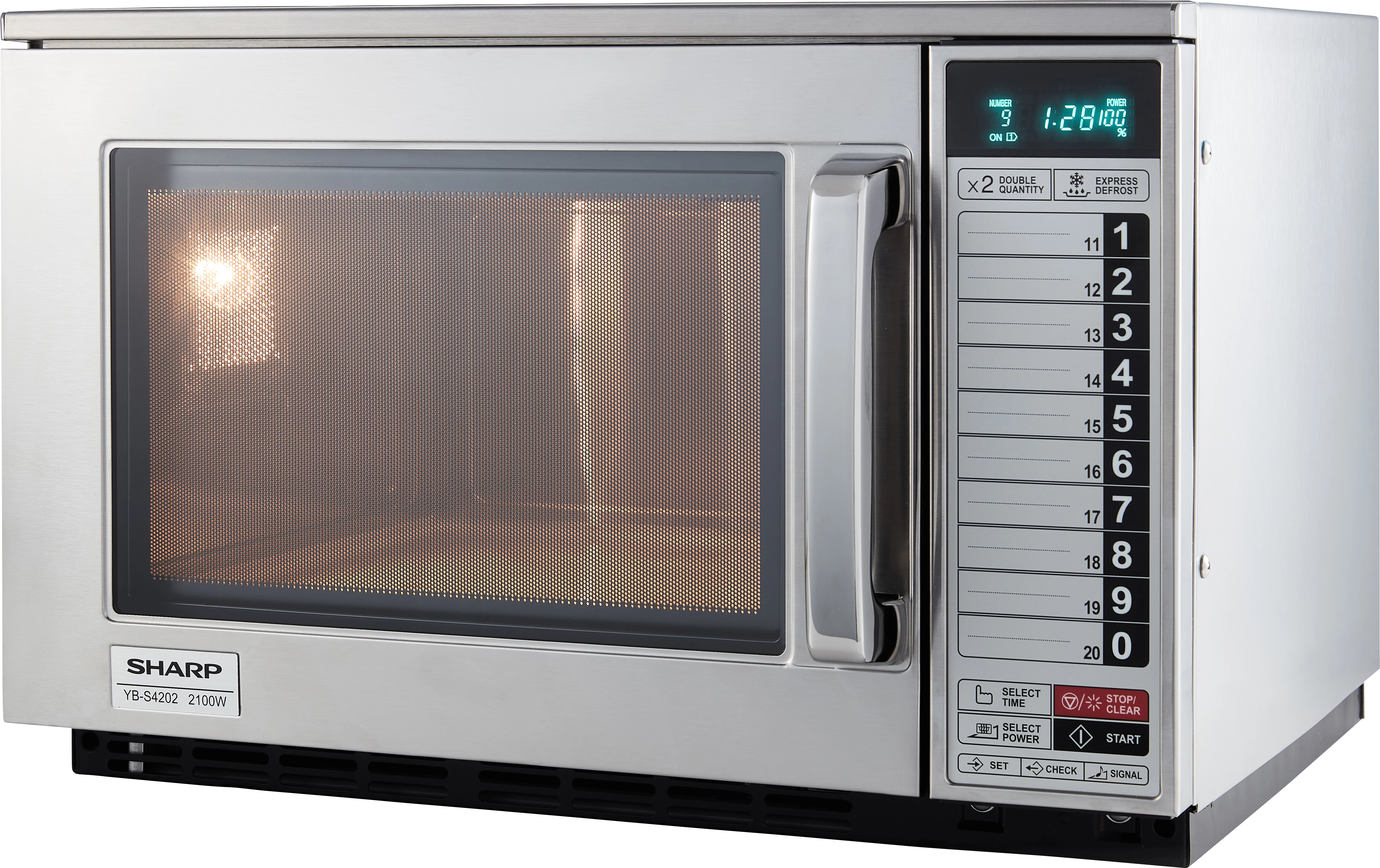 Sharp S4202AE mikroovn, cateringmodel, 20 ltr.